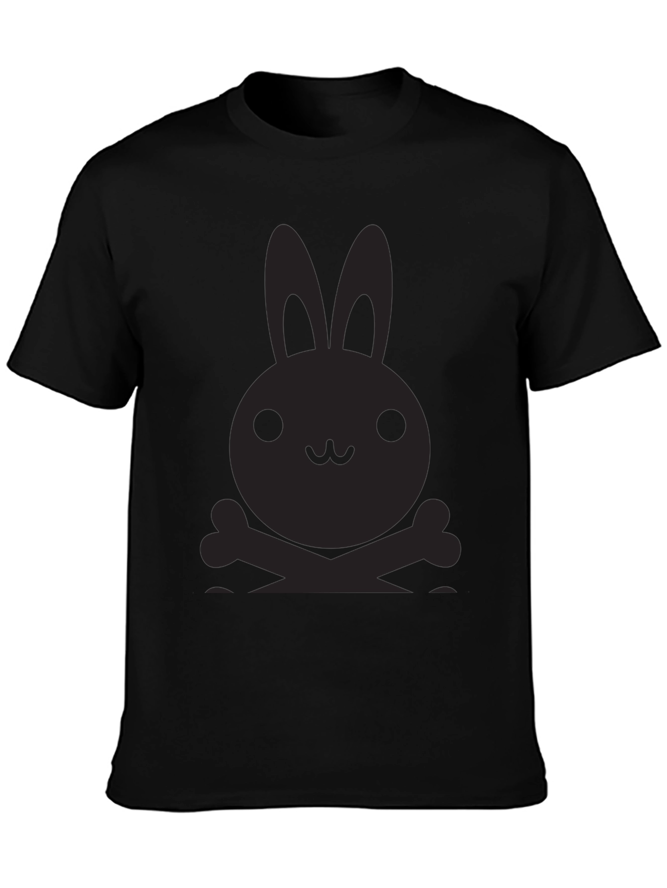 Bunny Skull Graphic Tee - Dark Humor T-Shirt