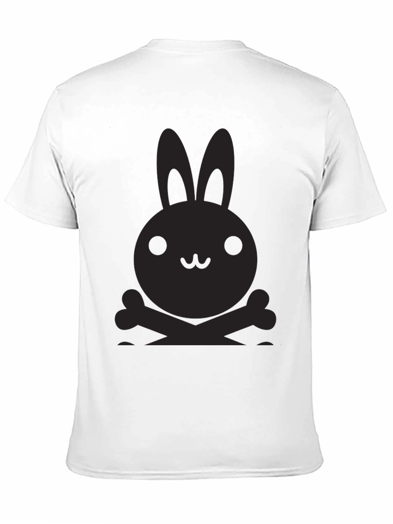 Bunny Skull Graphic Tee - Dark Humor T-Shirt
