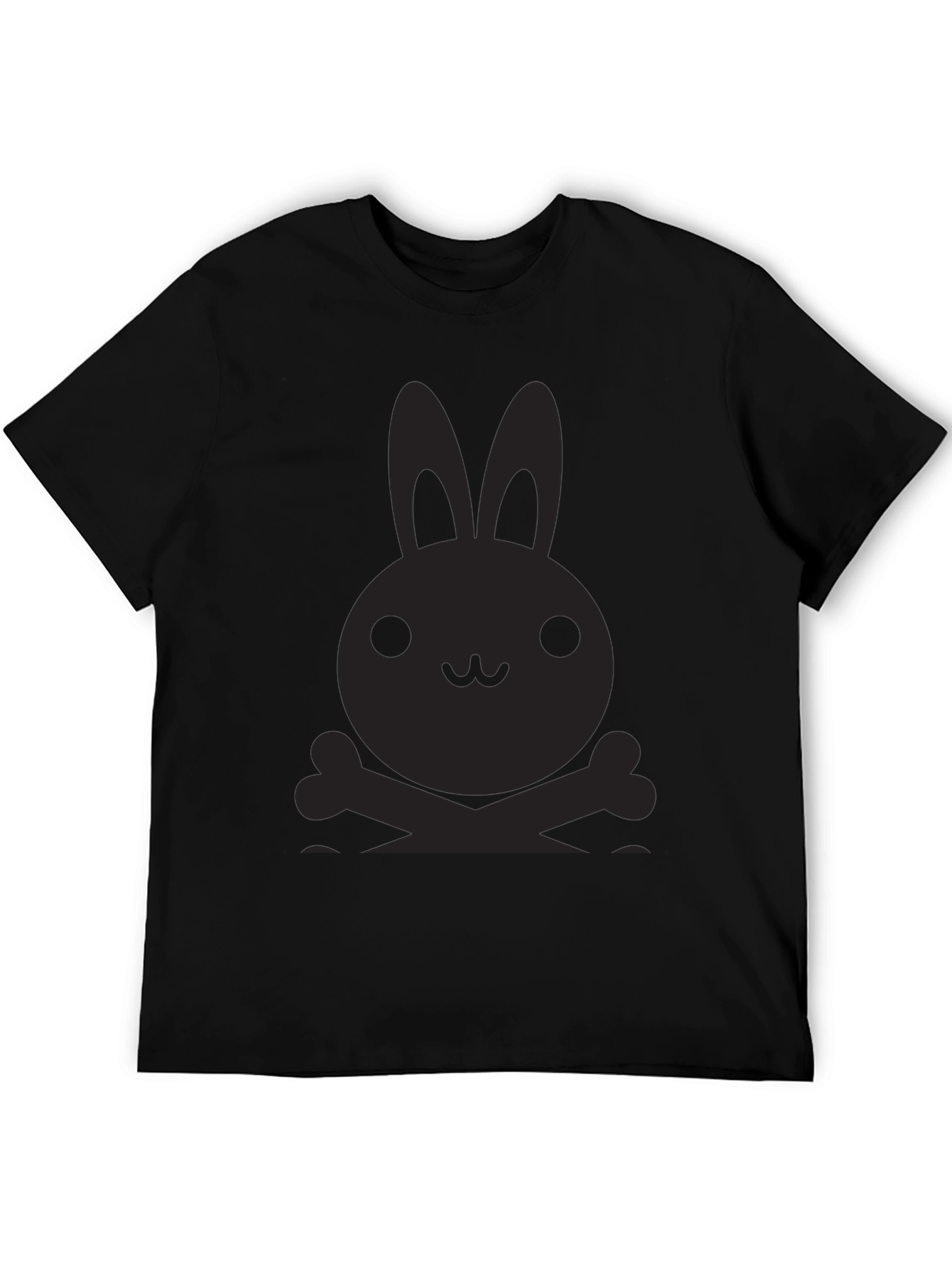 Bunny Skull Graphic Tee - Dark Humor T-Shirt