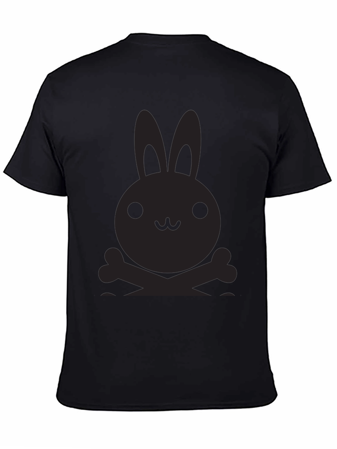 Bunny Skull Graphic Tee - Dark Humor T-Shirt