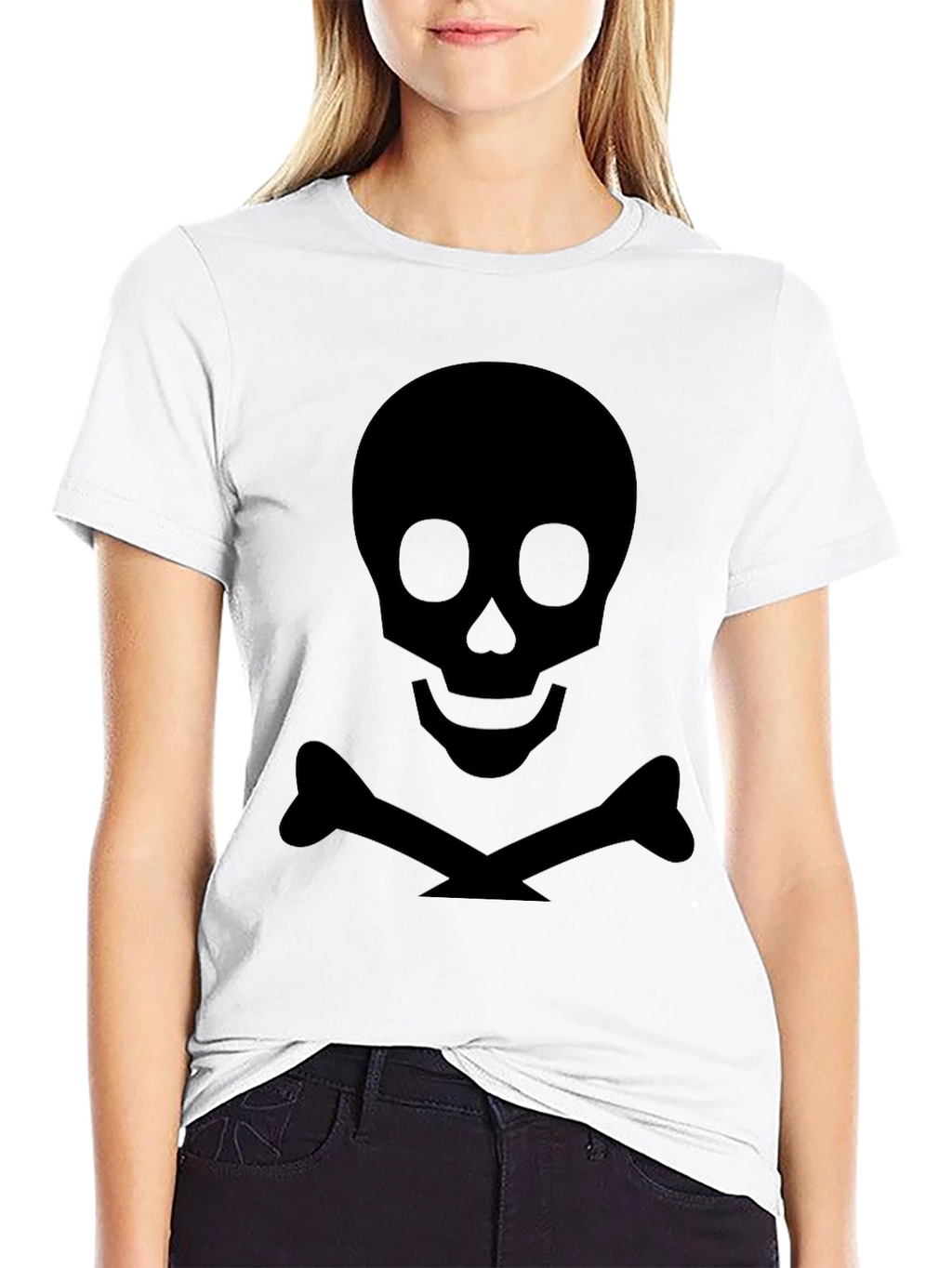 Black Skull & Crossbones Graphic Tee