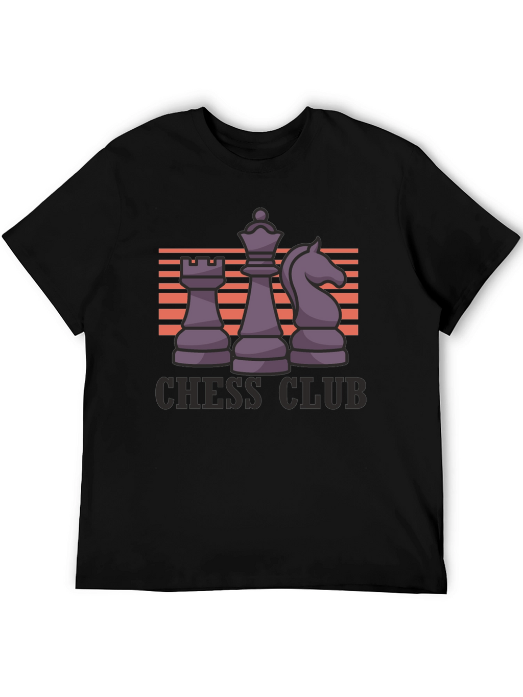 Chess Club Graphic Tee - Black T-Shirt
