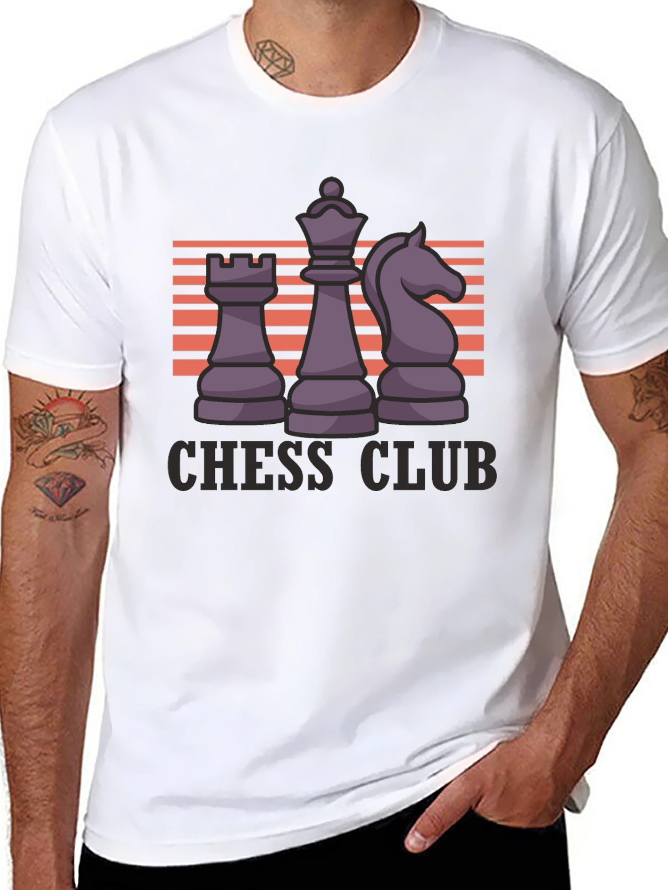 Chess Club Graphic Tee - Black T-Shirt
