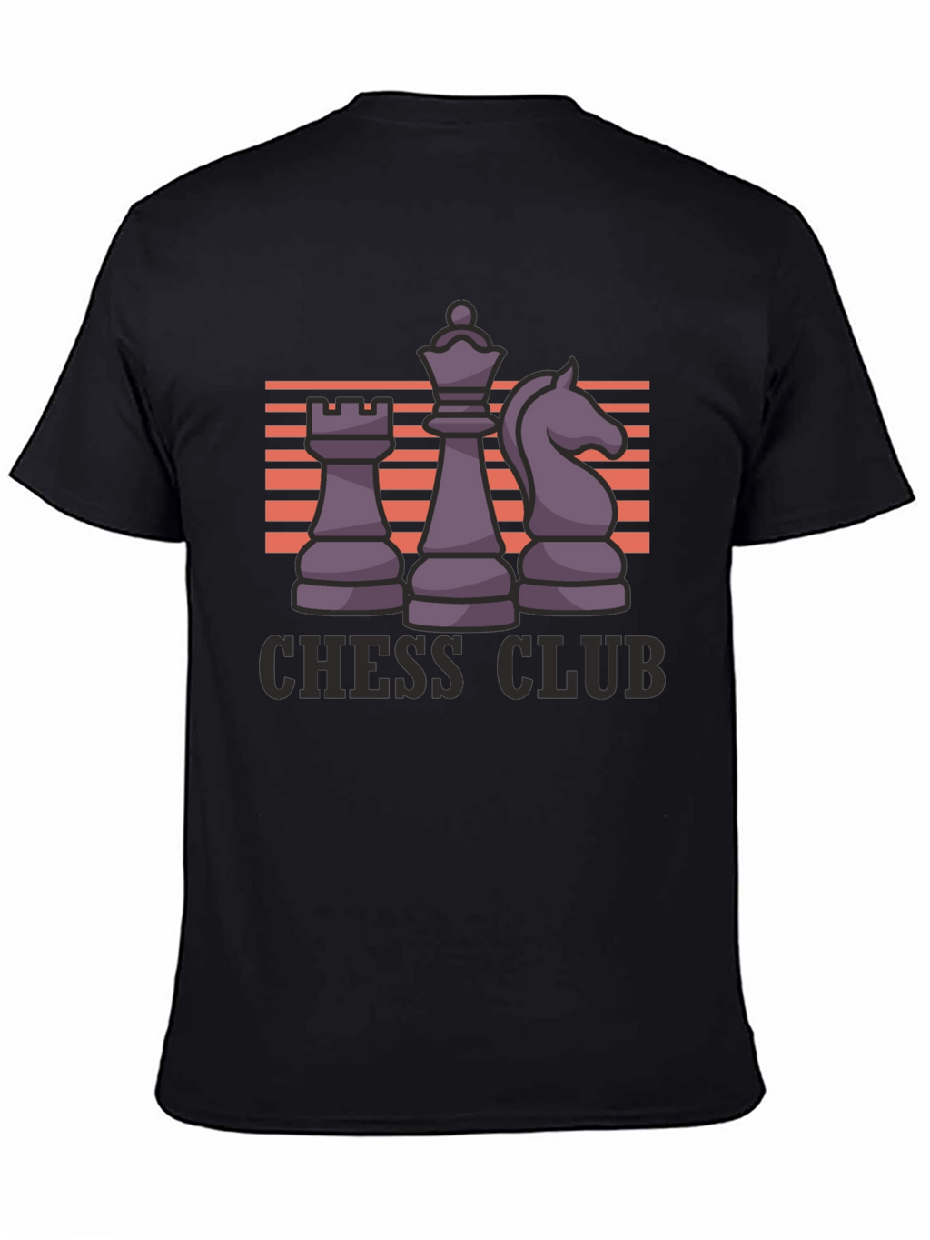 Chess Club Graphic Tee - Black T-Shirt