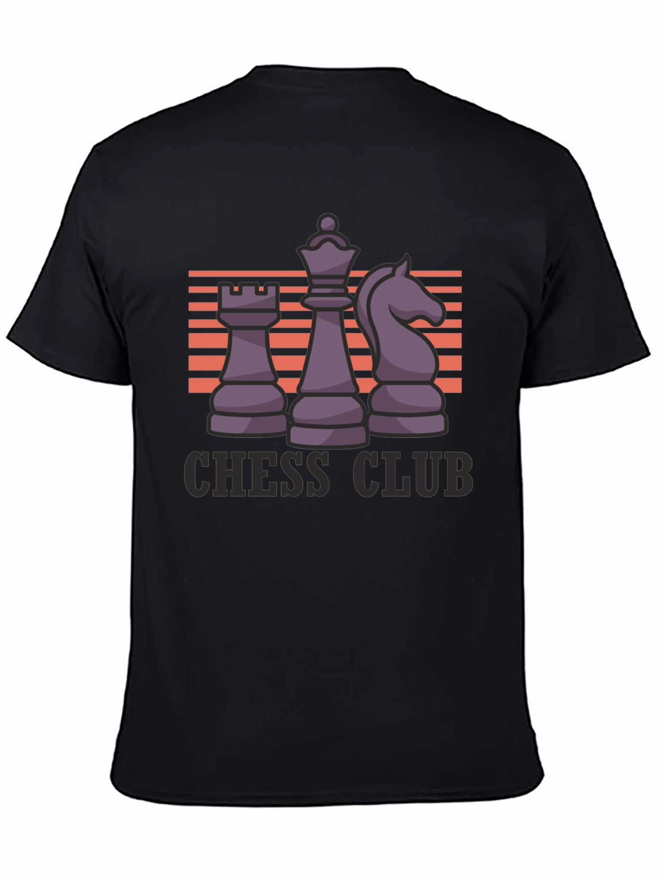 Chess Club Graphic Tee - Black T-Shirt