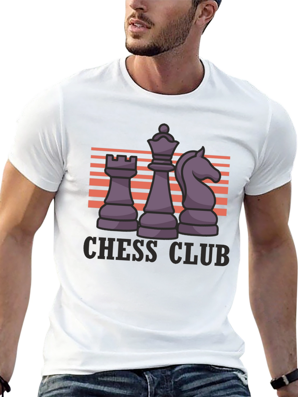Chess Club Graphic Tee - Black T-Shirt