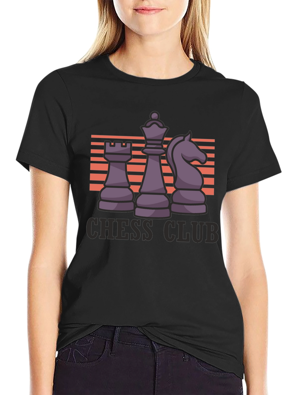 Chess Club Graphic Tee - Black T-Shirt