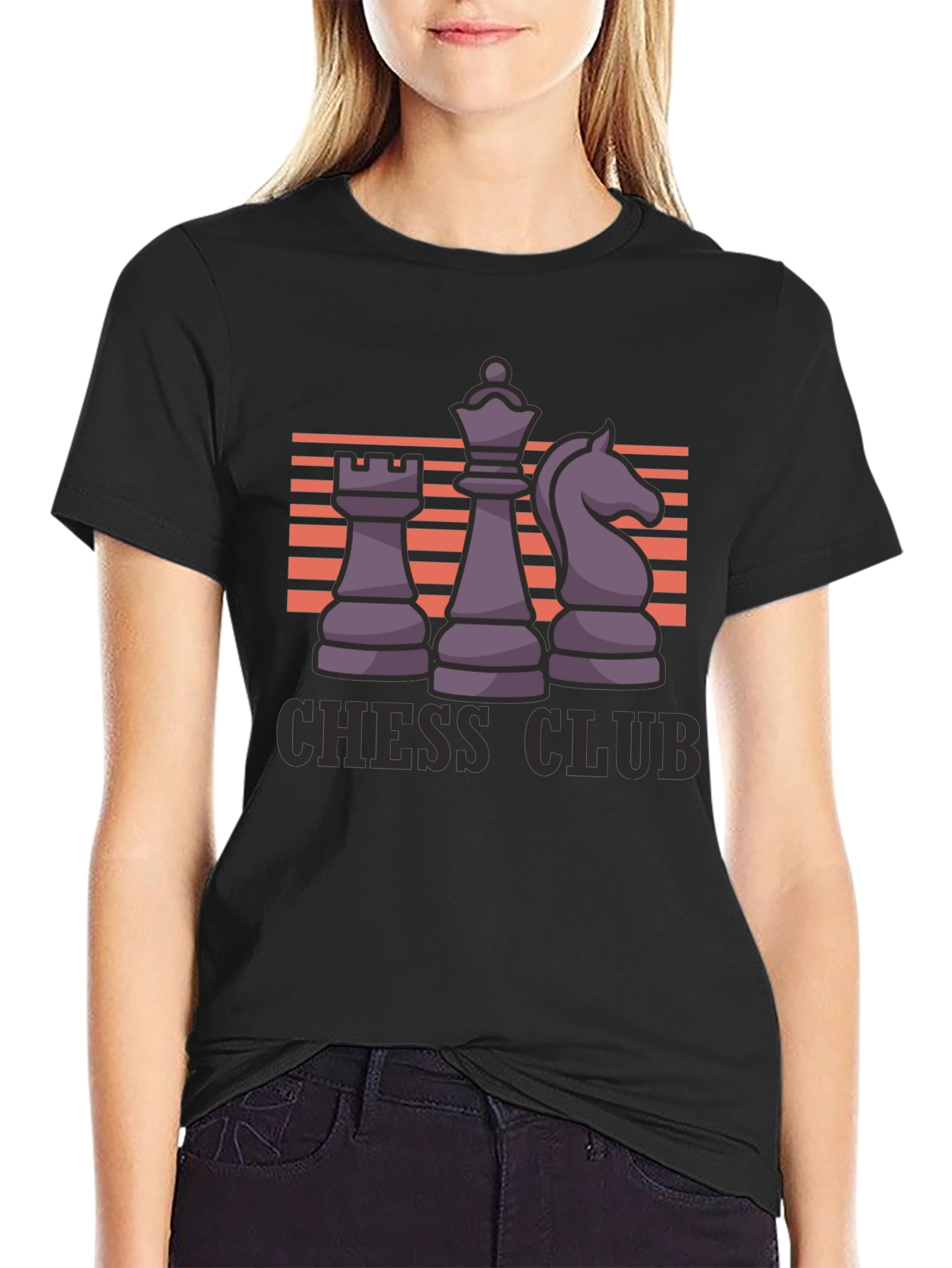 Chess Club Graphic Tee - Black T-Shirt