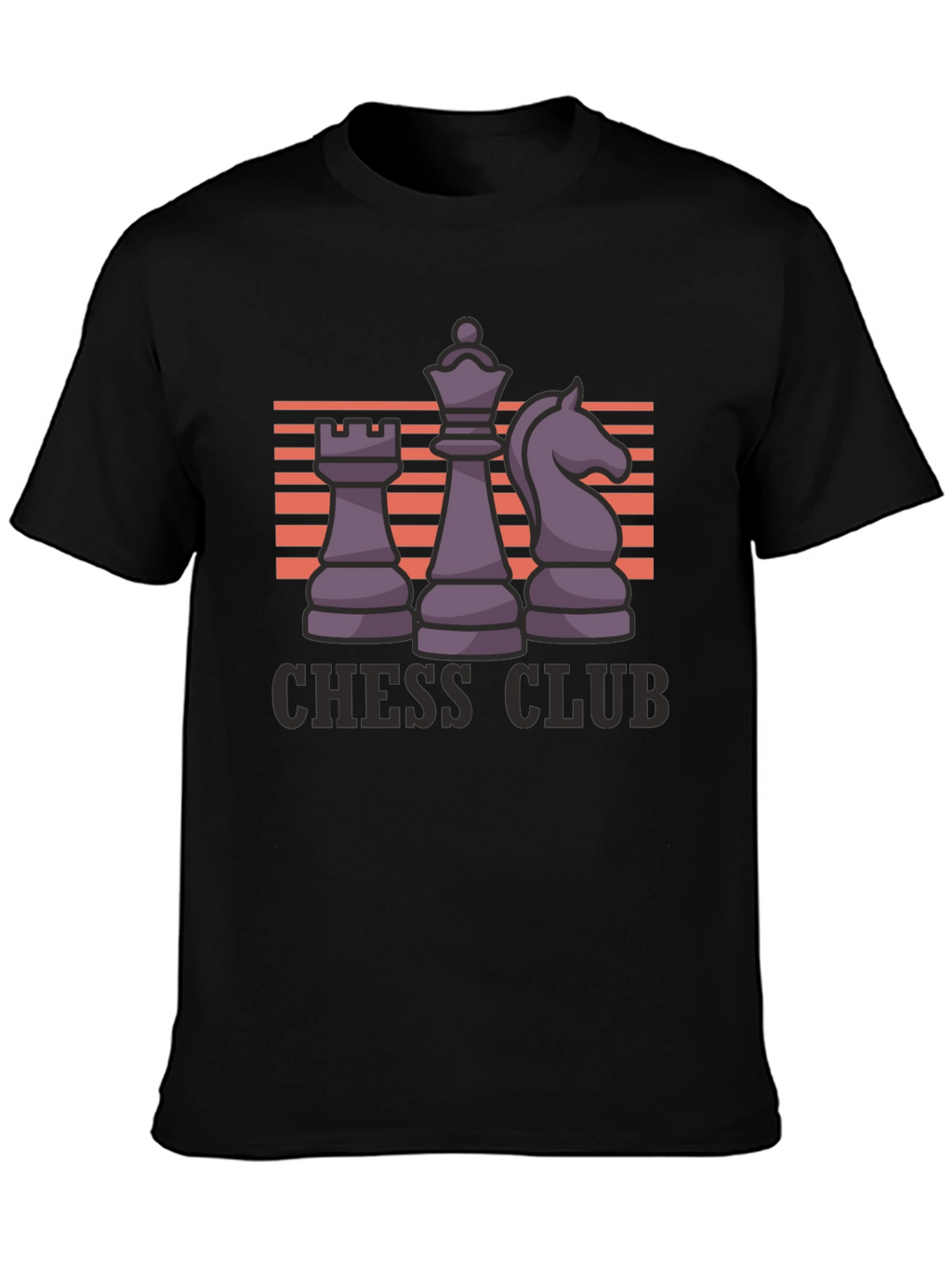Chess Club Graphic Tee - Black T-Shirt