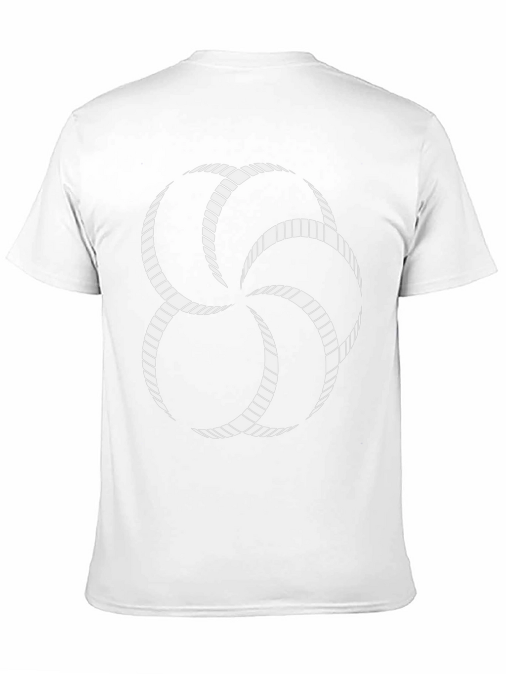 Abstract Geometric Design Black T-Shirt