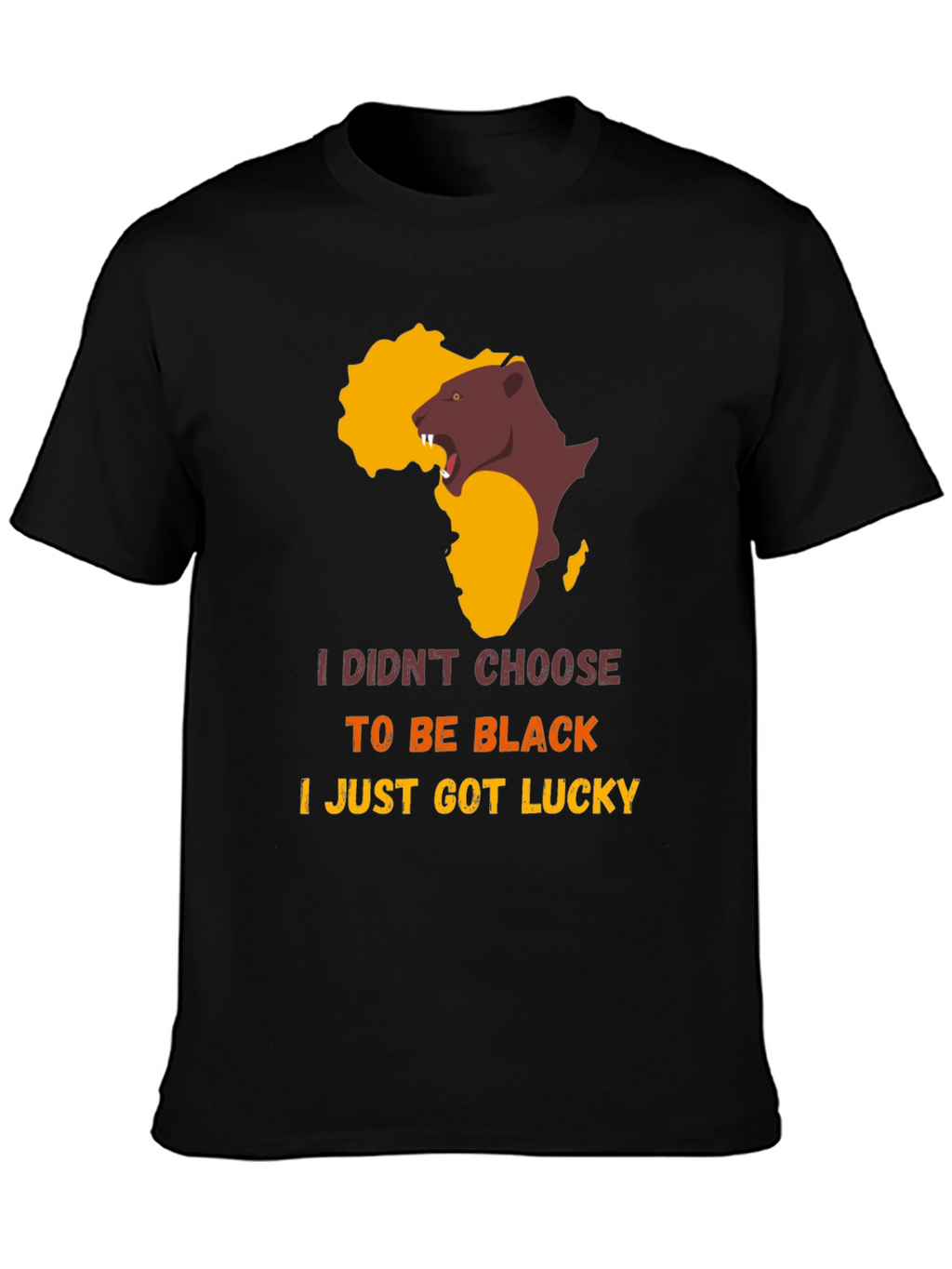 Lucky to Be Black Graphic Tee