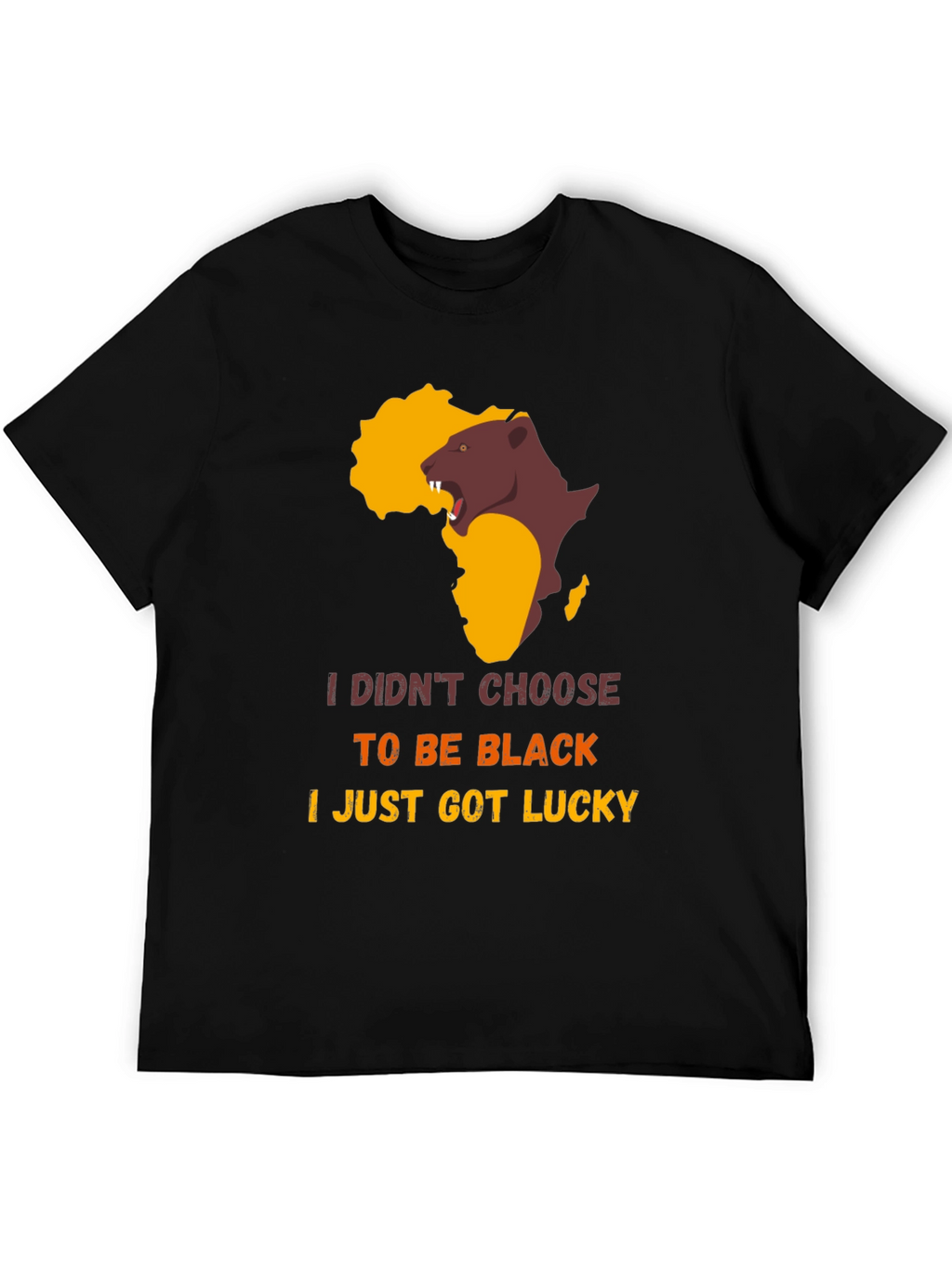 Lucky to Be Black Graphic Tee