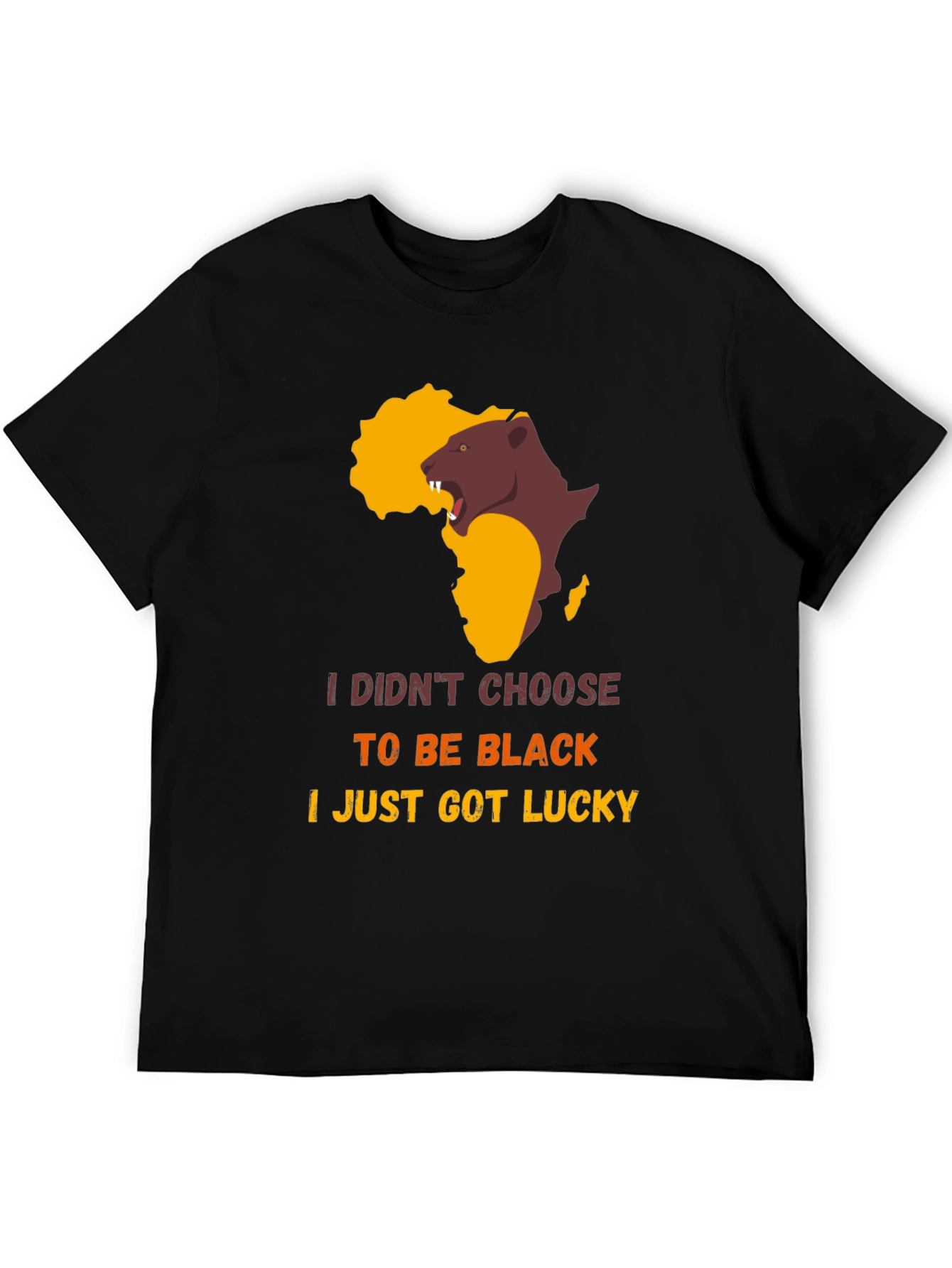 Lucky to Be Black Graphic Tee