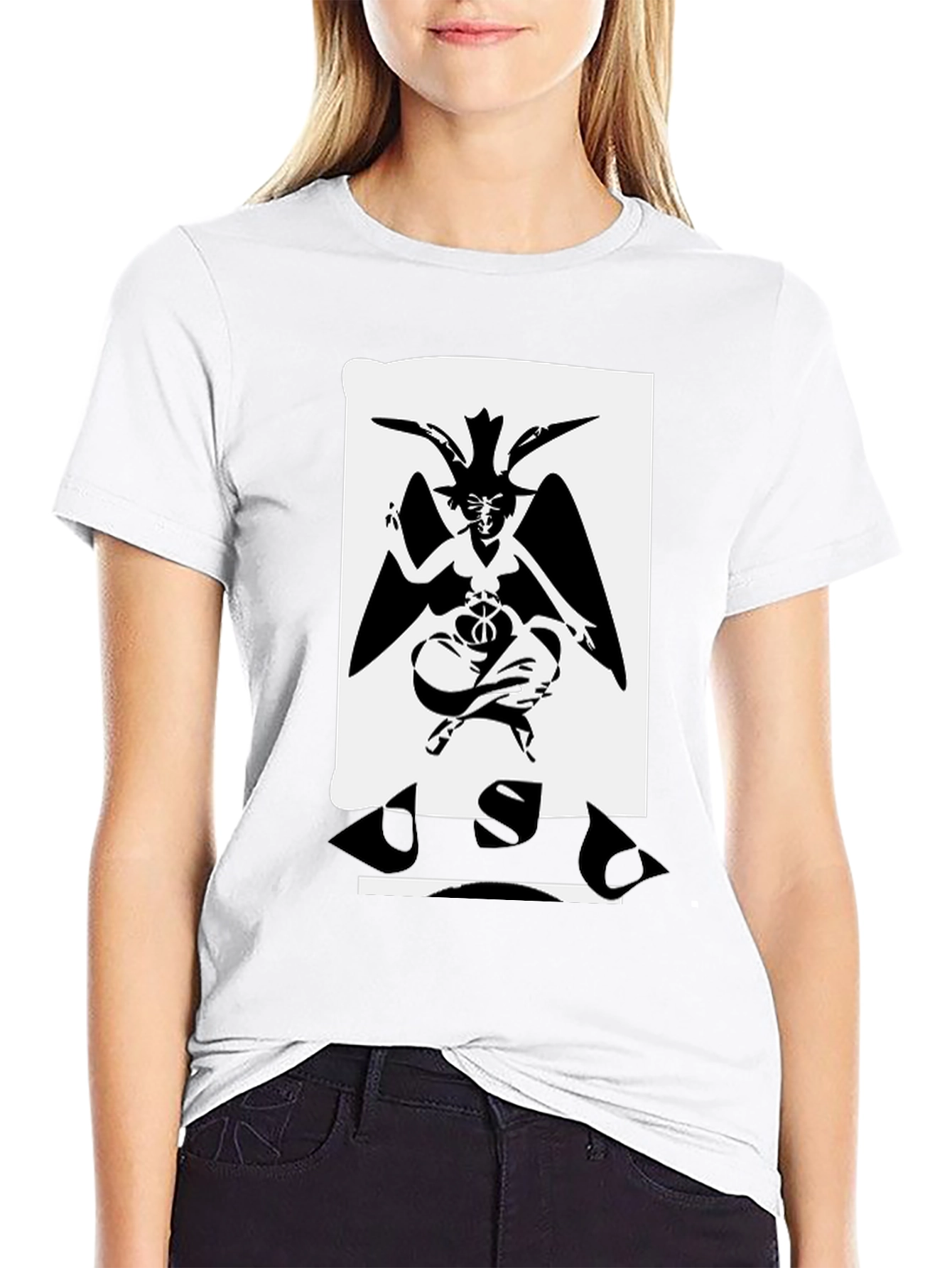 Baphomet Graphic Tee - Occult Satanic T-Shirt