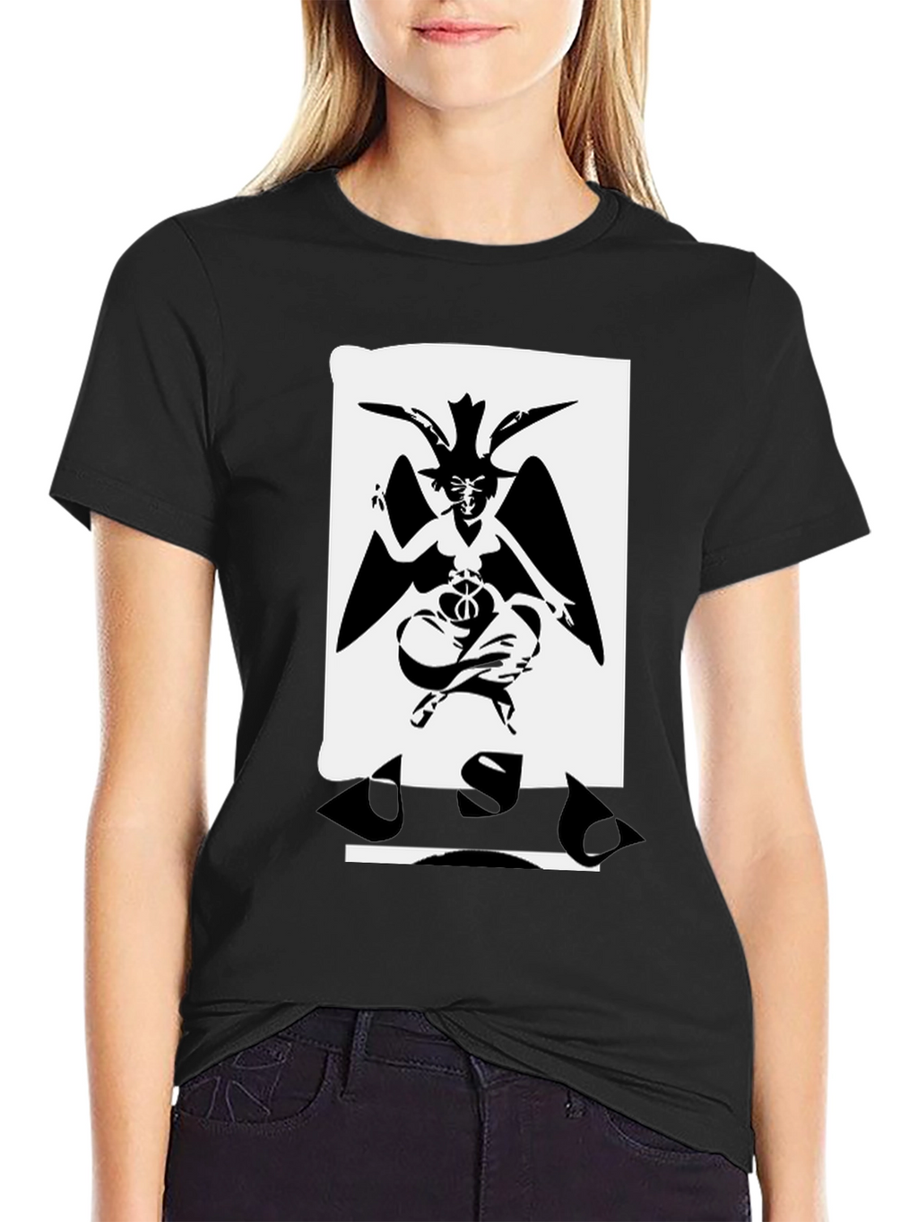 Baphomet Graphic Tee - Occult Satanic T-Shirt