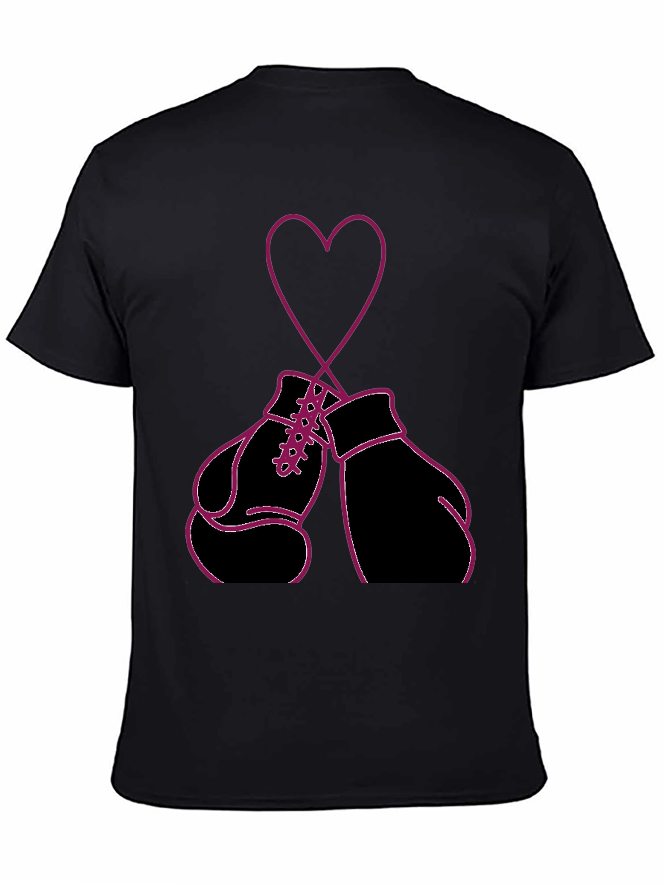 Boxing Glove Heart Graphic Tee -  Fight for Love