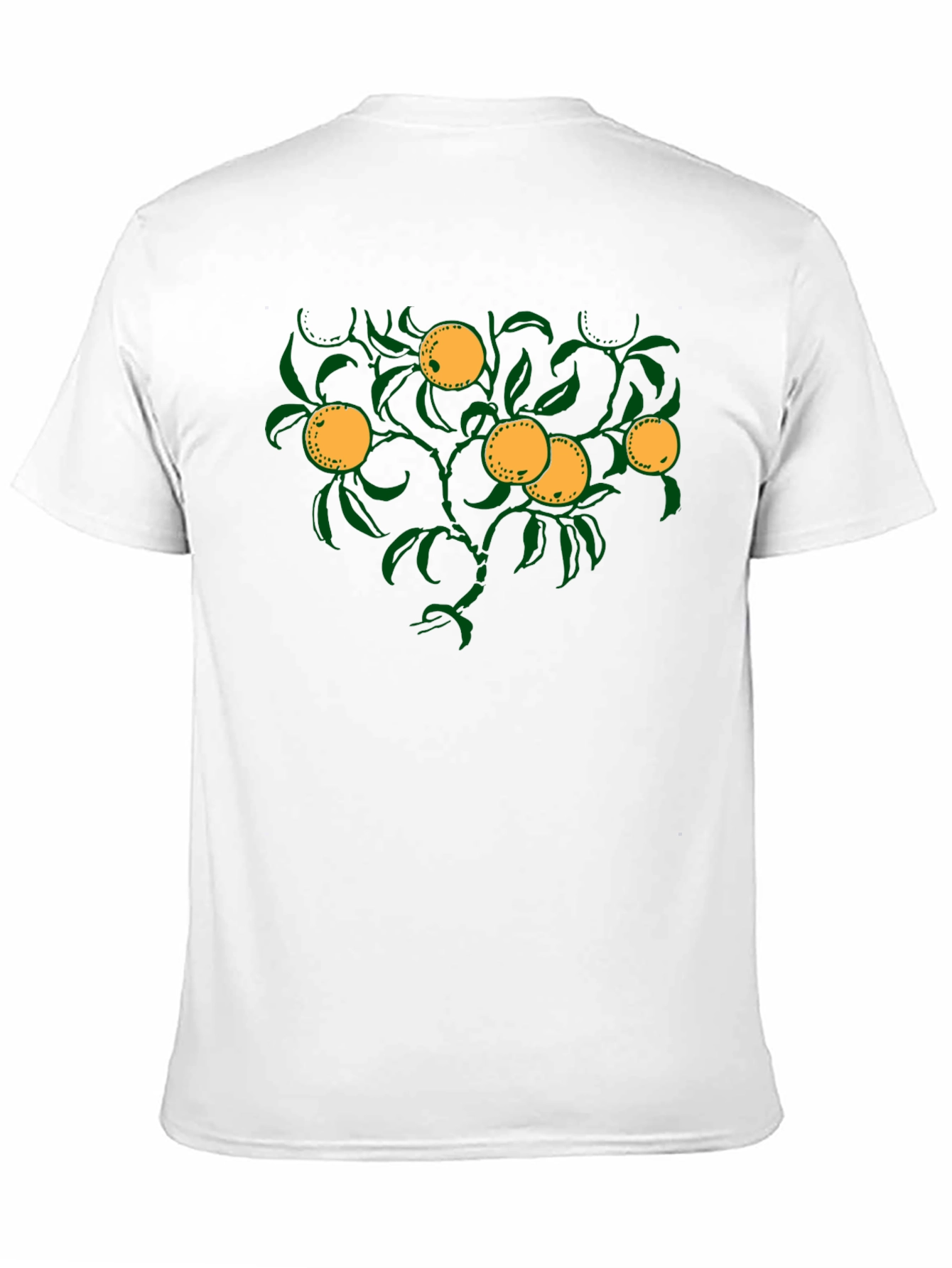 Citrus Tree Graphic Tee - Trendy Fruit Design