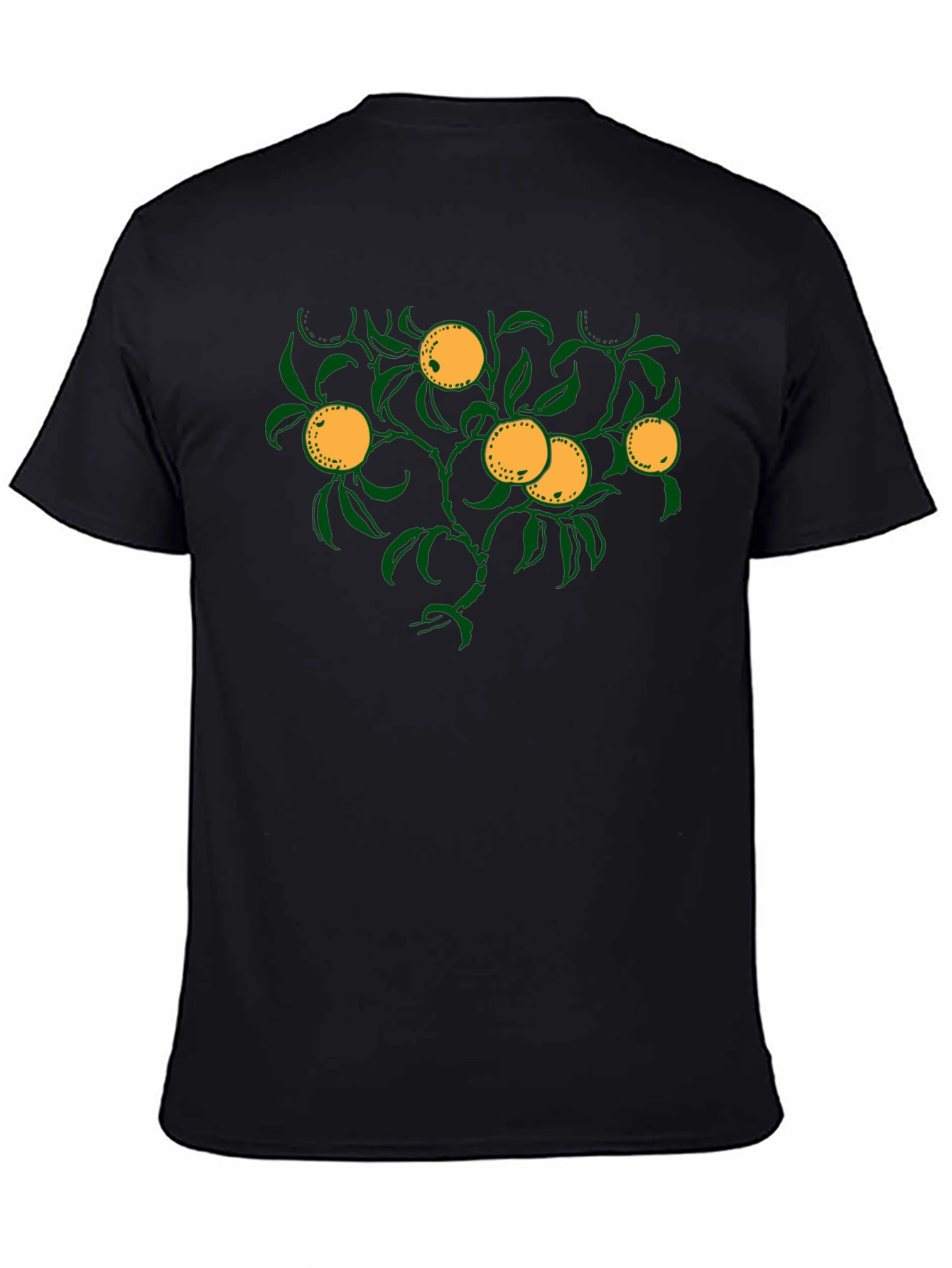 Citrus Tree Graphic Tee - Trendy Fruit Design