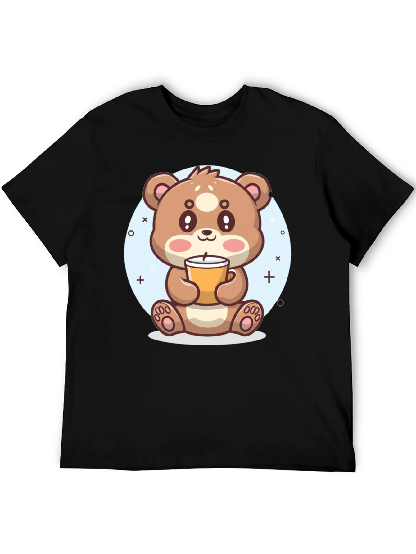 Cute Bear Drinking Coffee T-Shirt
