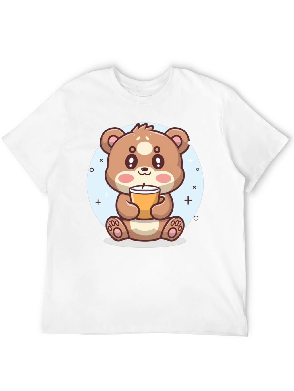 Cute Bear Drinking Coffee T-Shirt