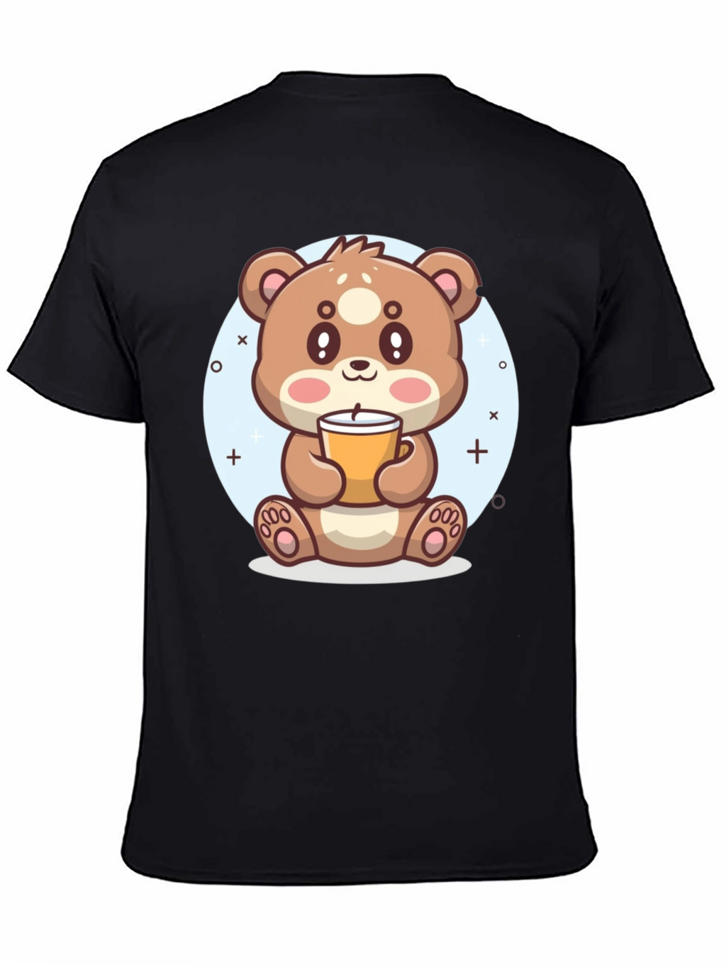 Cute Bear Drinking Coffee T-Shirt