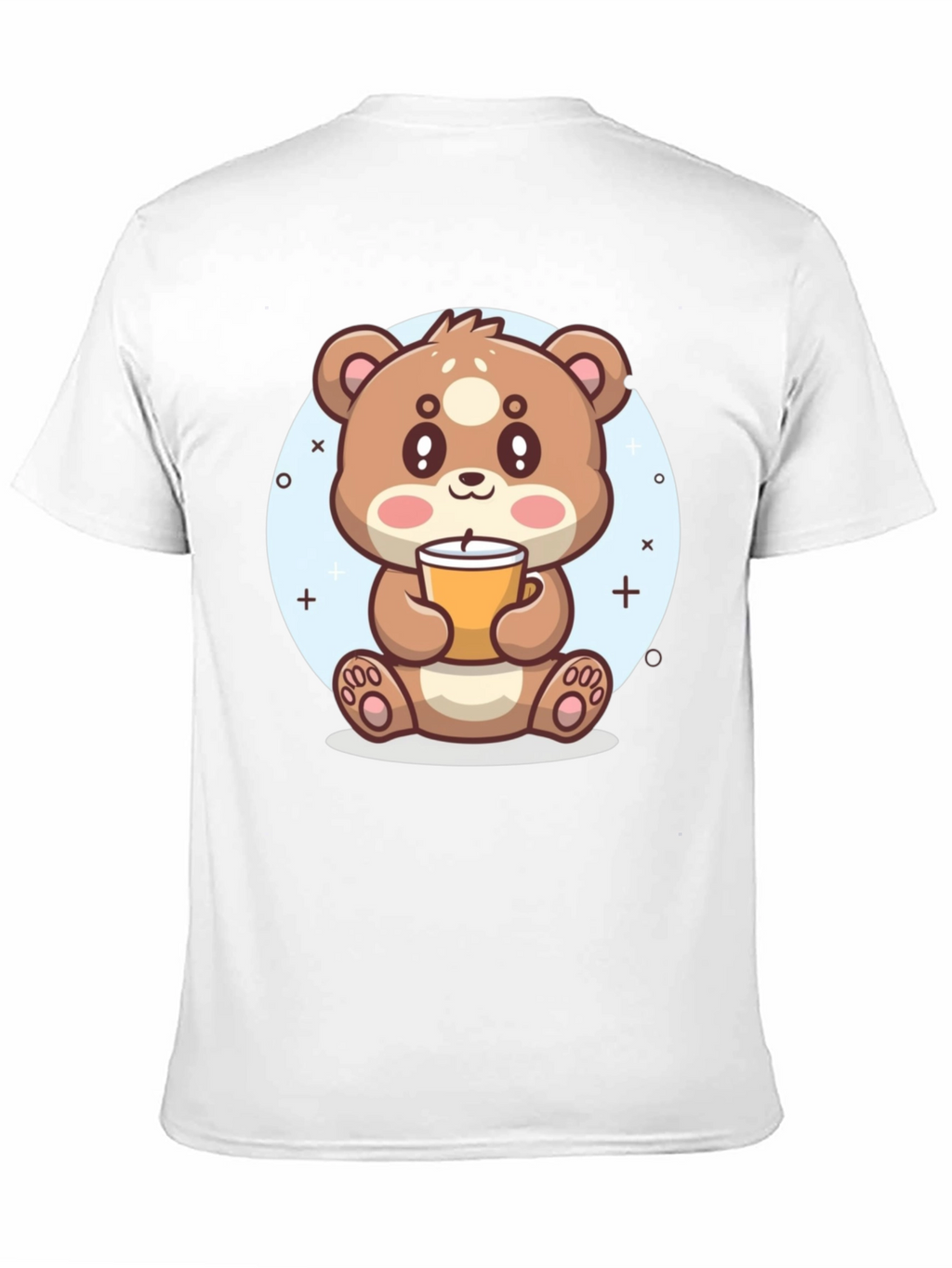 Cute Bear Drinking Coffee T-Shirt