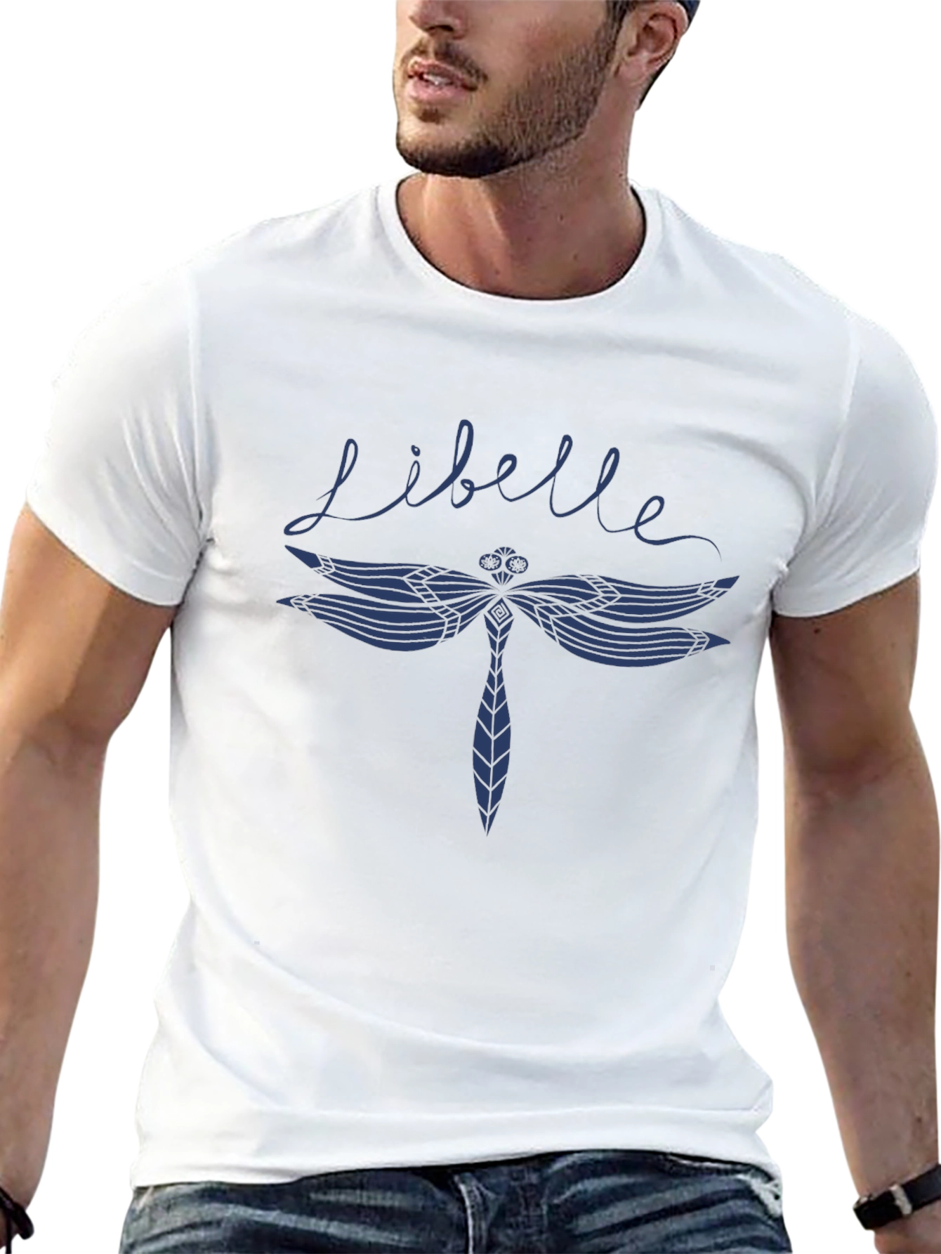 Libelle Dragonfly Graphic Tee - Black