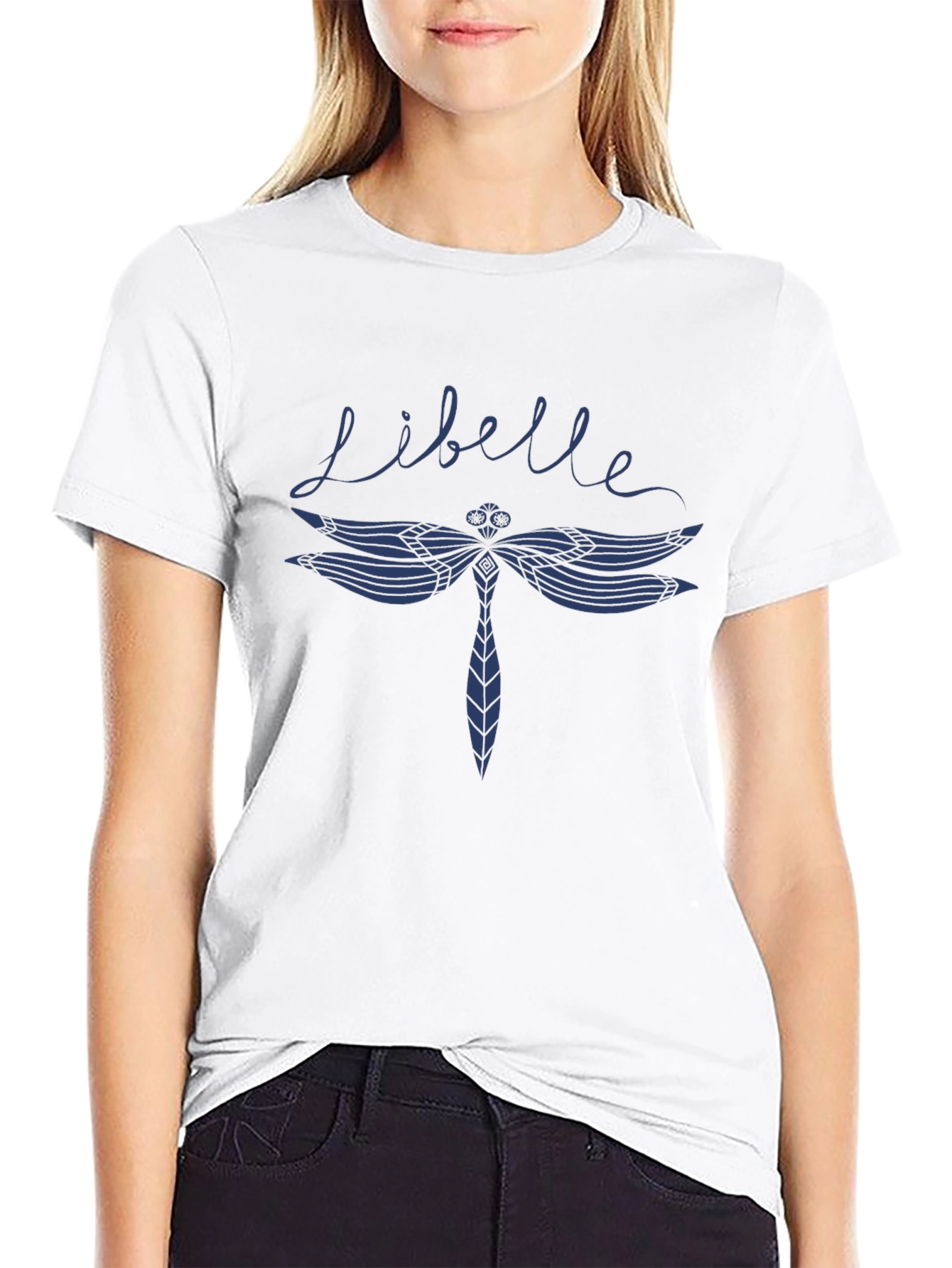 Libelle Dragonfly Graphic Tee - Black