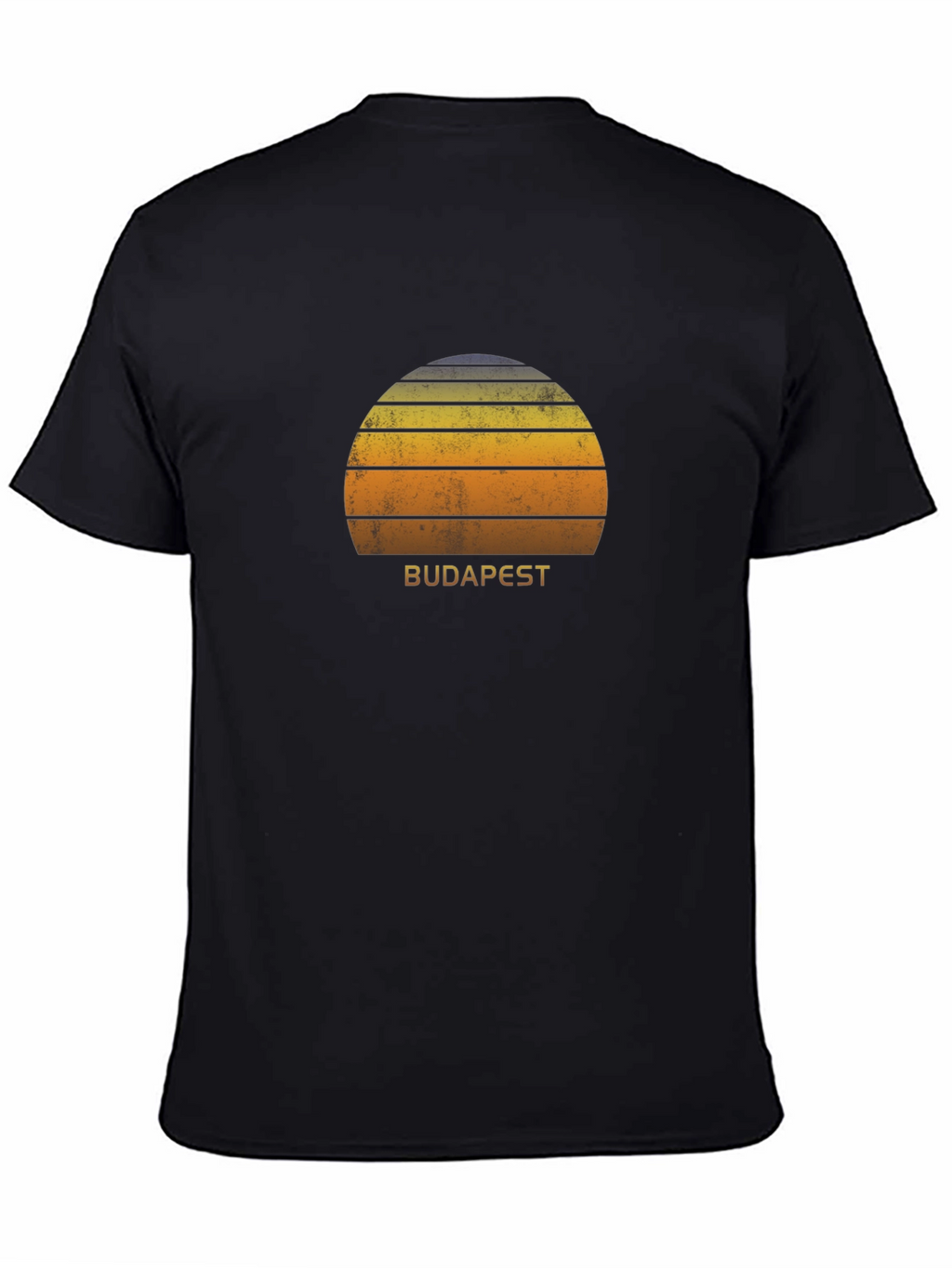Budapest Sunset Graphic Tee - Retro Style