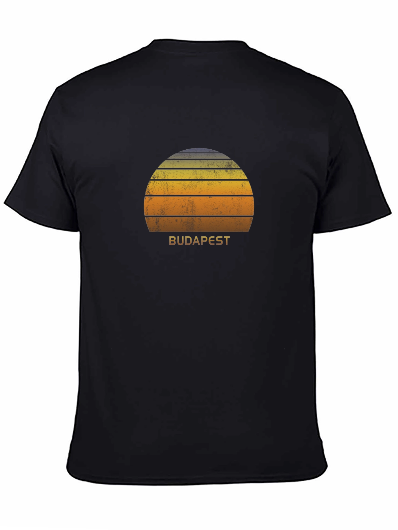 Budapest Sunset Graphic Tee - Retro Style