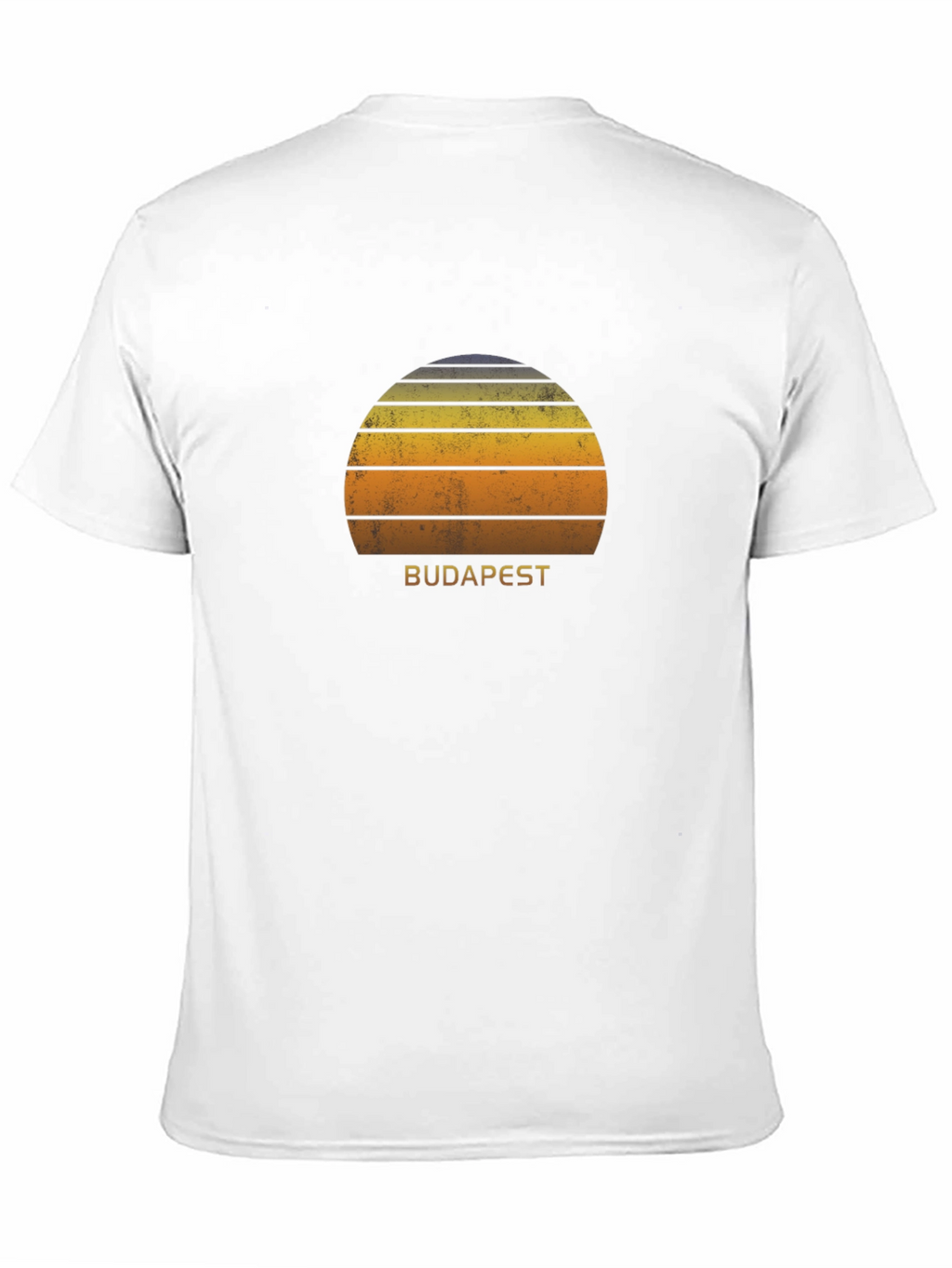 Budapest Sunset Graphic Tee - Retro Style