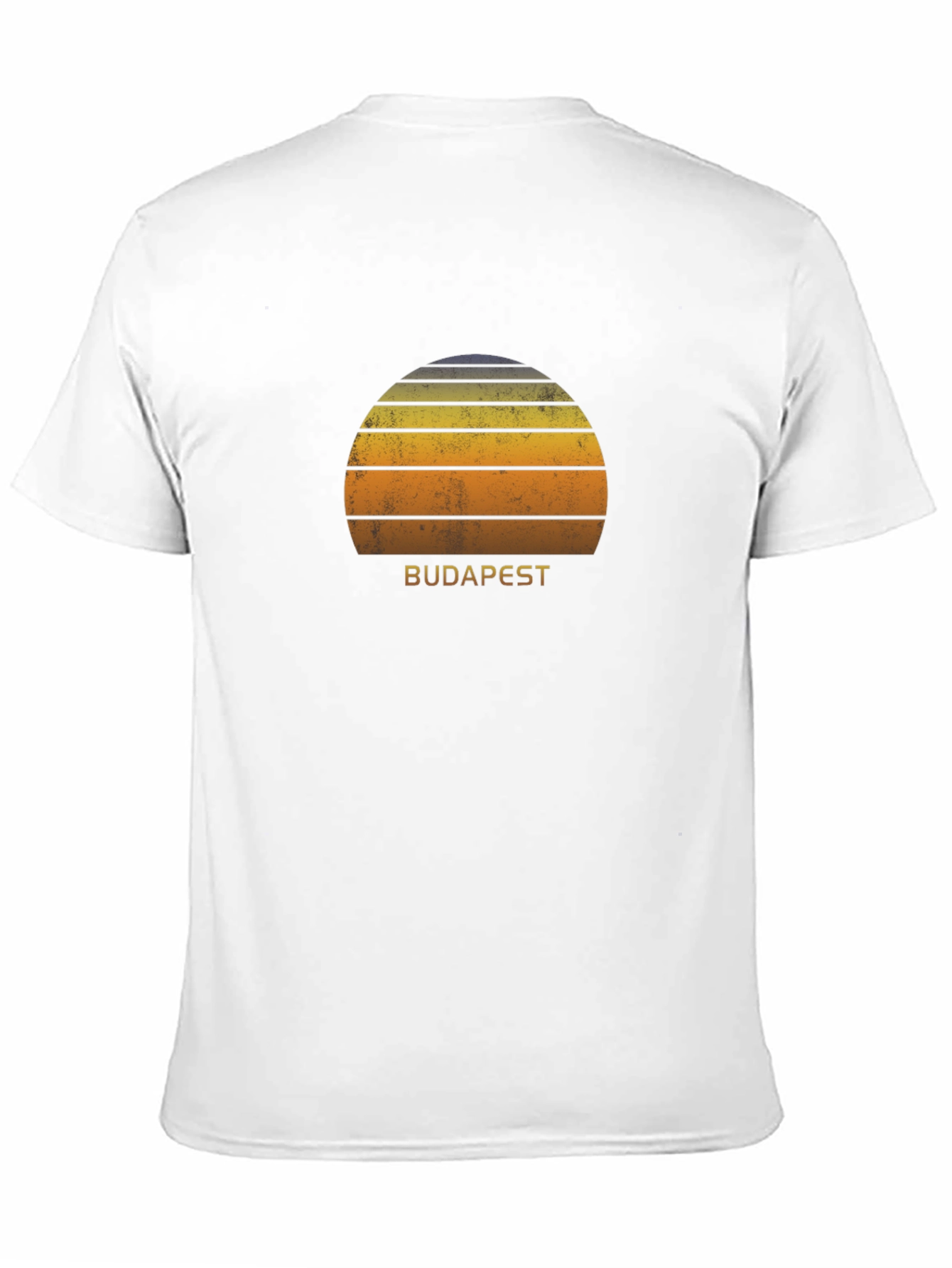 Budapest Sunset Graphic Tee - Retro Style