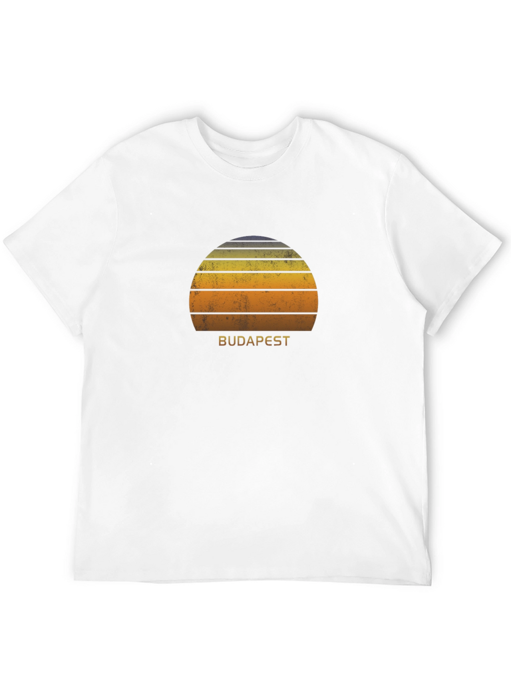 Budapest Sunset Graphic Tee - Retro Style