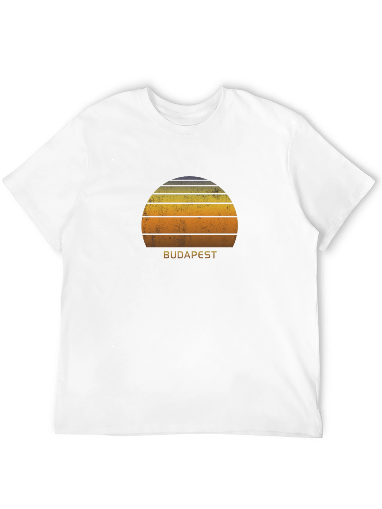 Budapest Sunset Graphic Tee - Retro Style