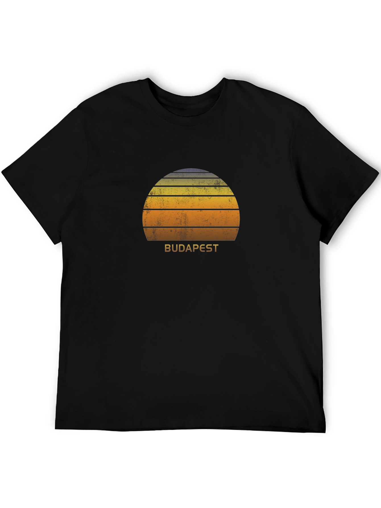 Budapest Sunset Graphic Tee - Retro Style