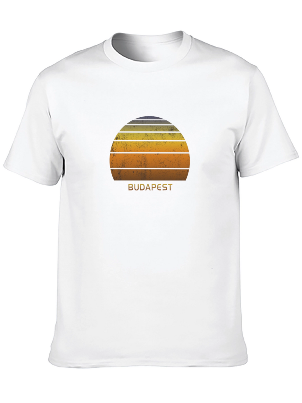 Budapest Sunset Graphic Tee - Retro Style