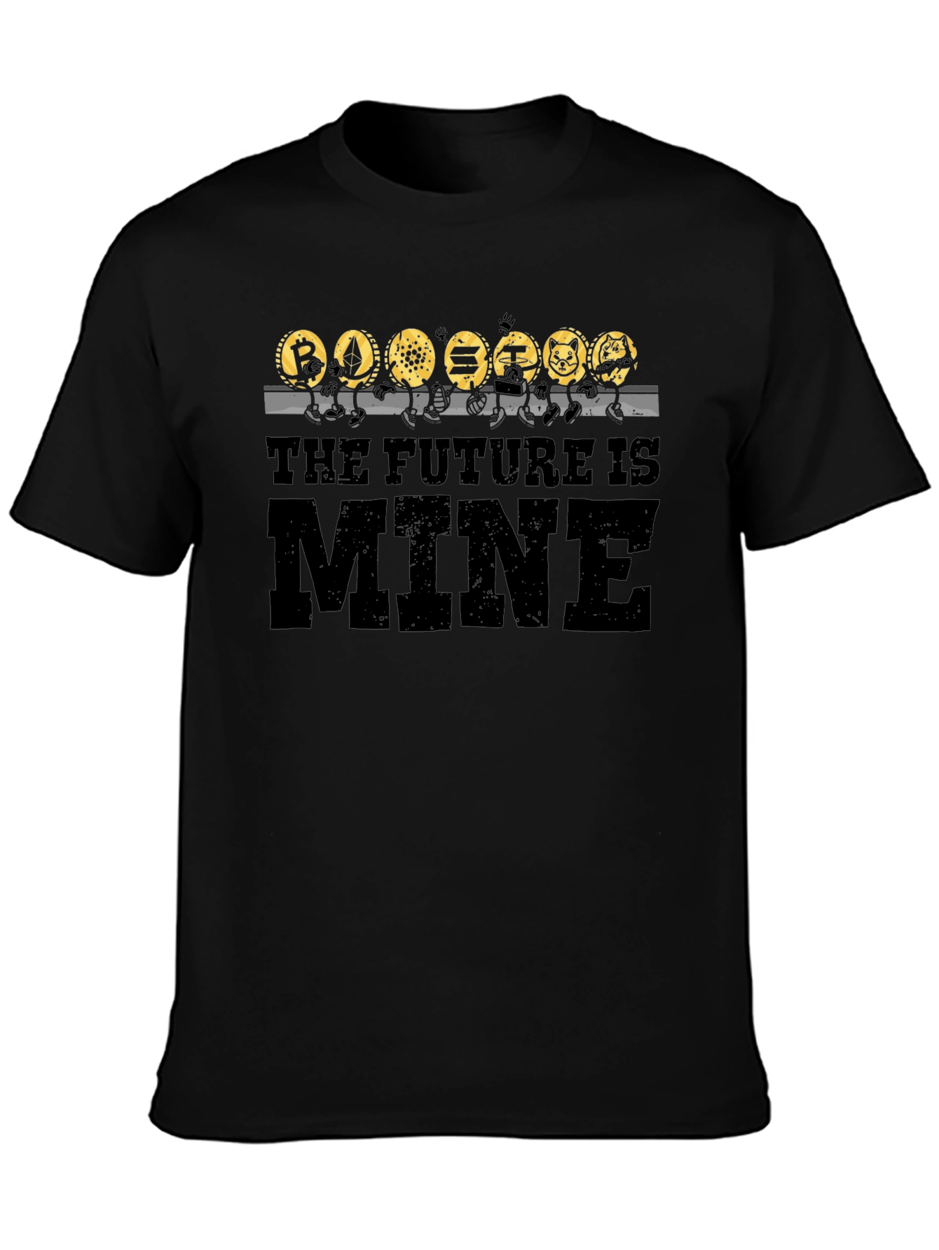 Crypto Coin T-Shirt - The Future is Mine