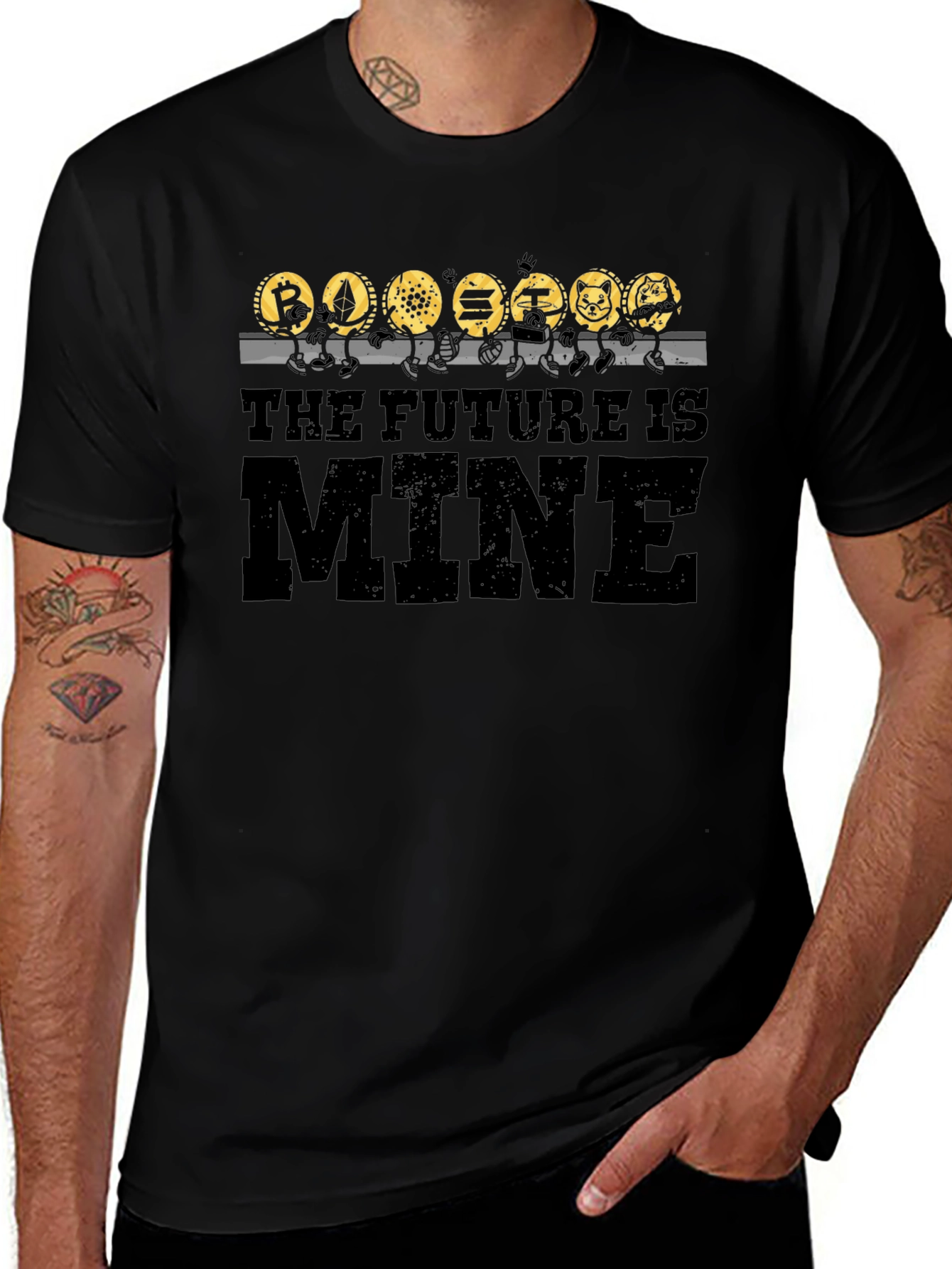 Crypto Coin T-Shirt - The Future is Mine