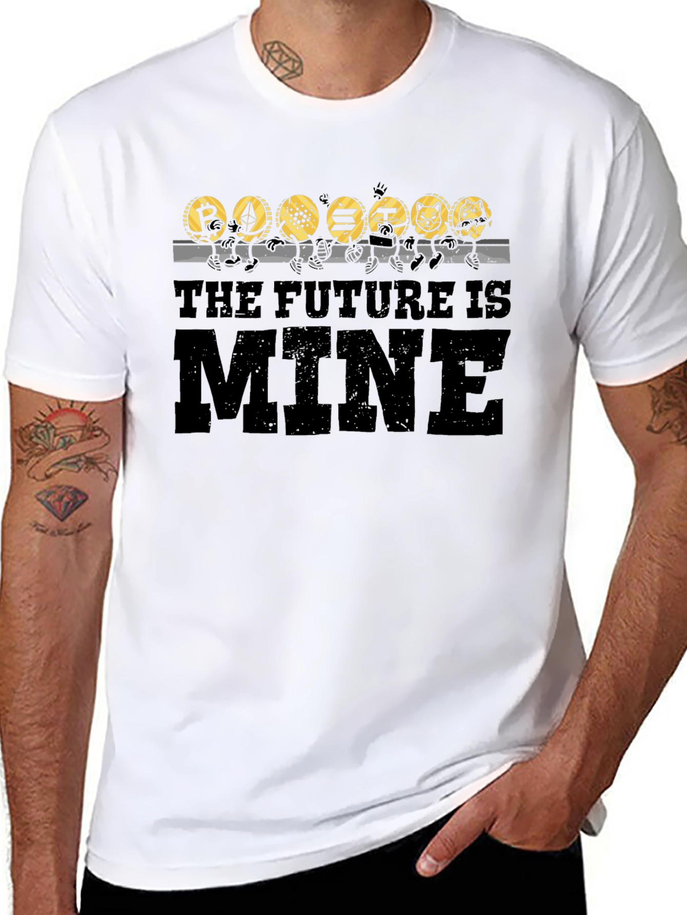 Crypto Coin T-Shirt - The Future is Mine