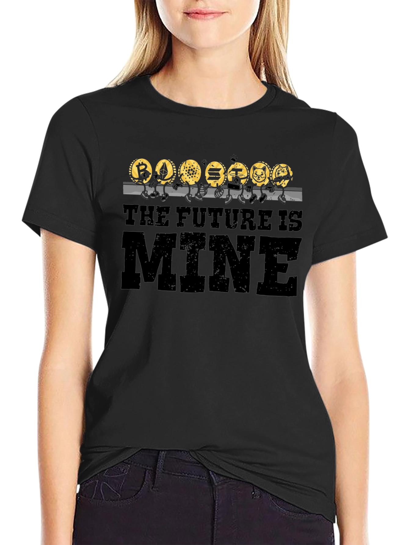 Crypto Coin T-Shirt - The Future is Mine
