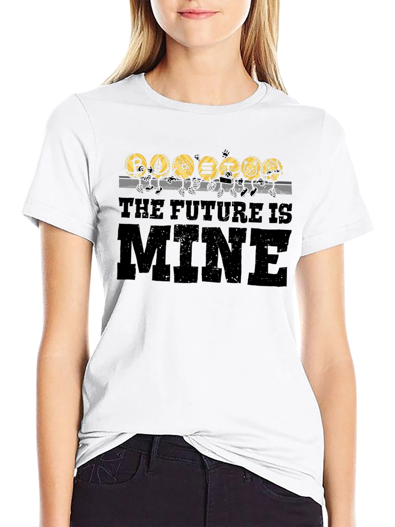 Crypto Coin T-Shirt - The Future is Mine