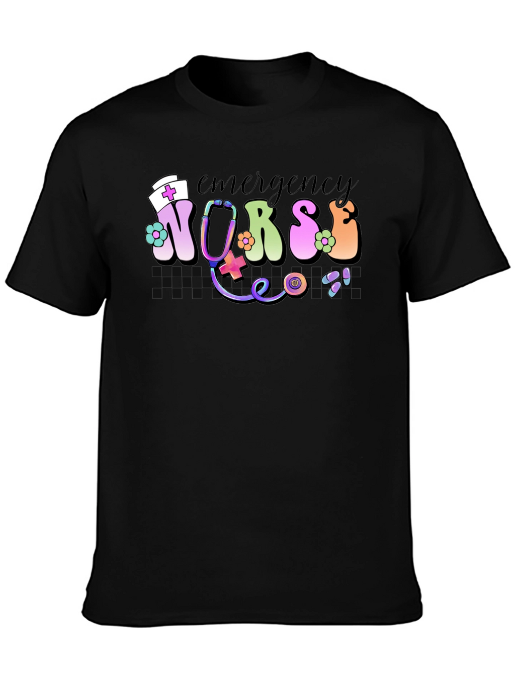 Emergency Nurse T-Shirt - Hippie Style!