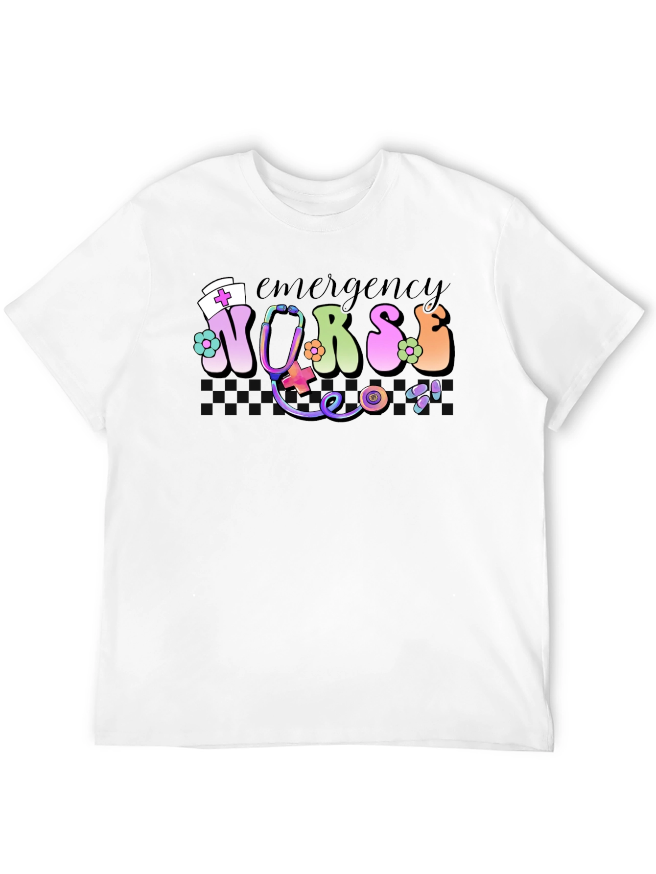 Emergency Nurse T-Shirt - Hippie Style!