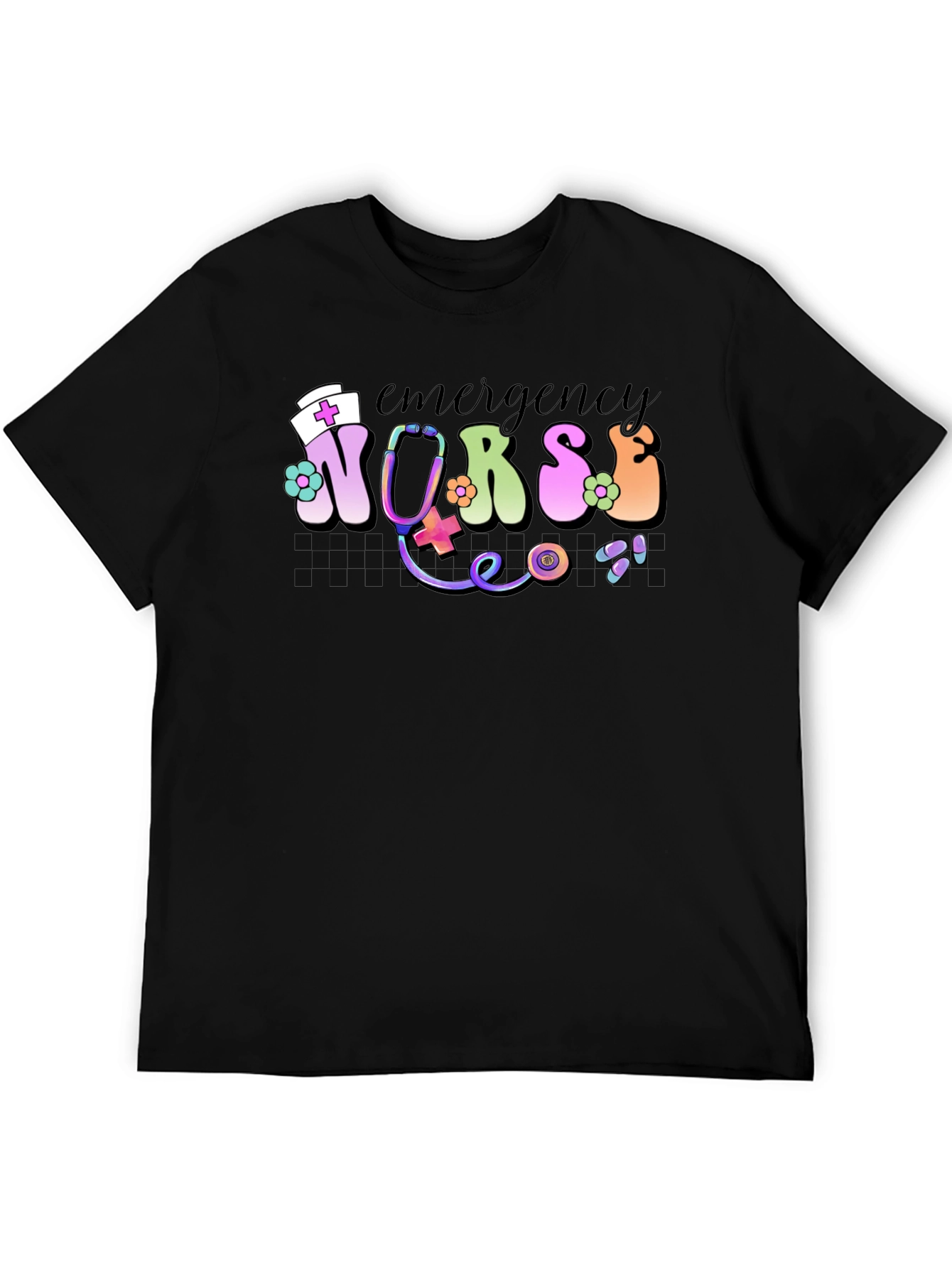 Emergency Nurse T-Shirt - Hippie Style!