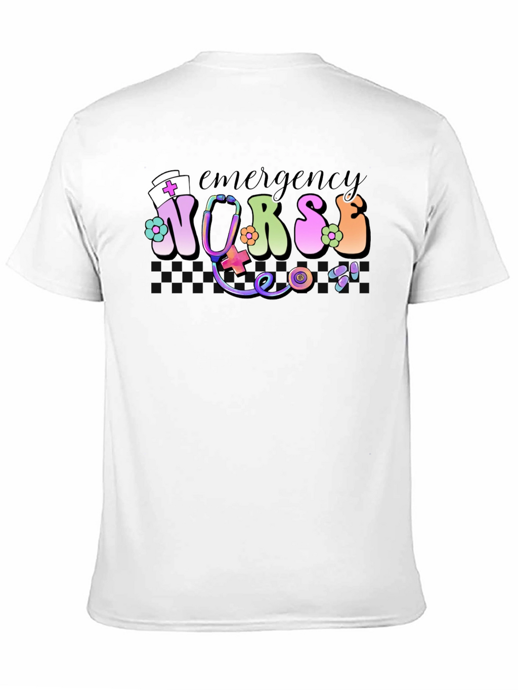 Emergency Nurse T-Shirt - Hippie Style!