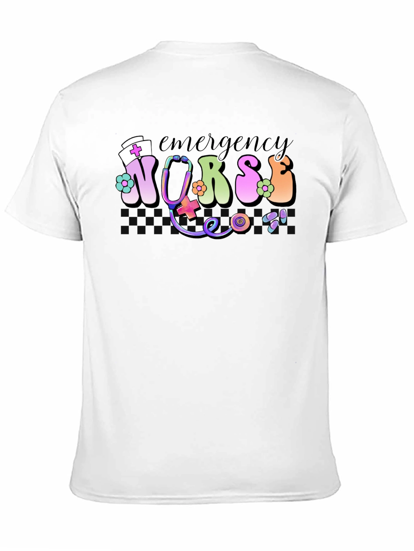 Emergency Nurse T-Shirt - Hippie Style!