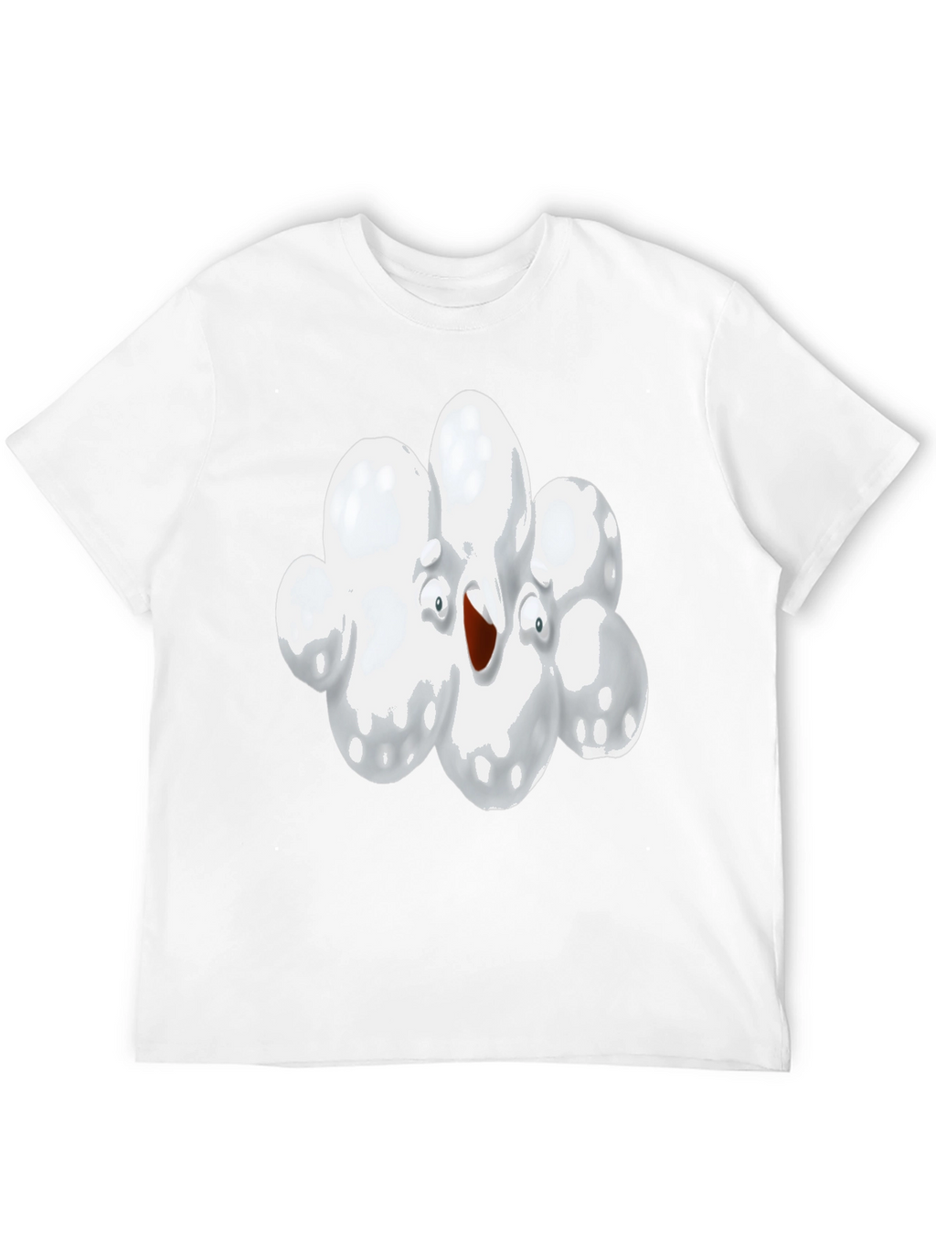 Cartoon Cloud Graphic T-Shirt