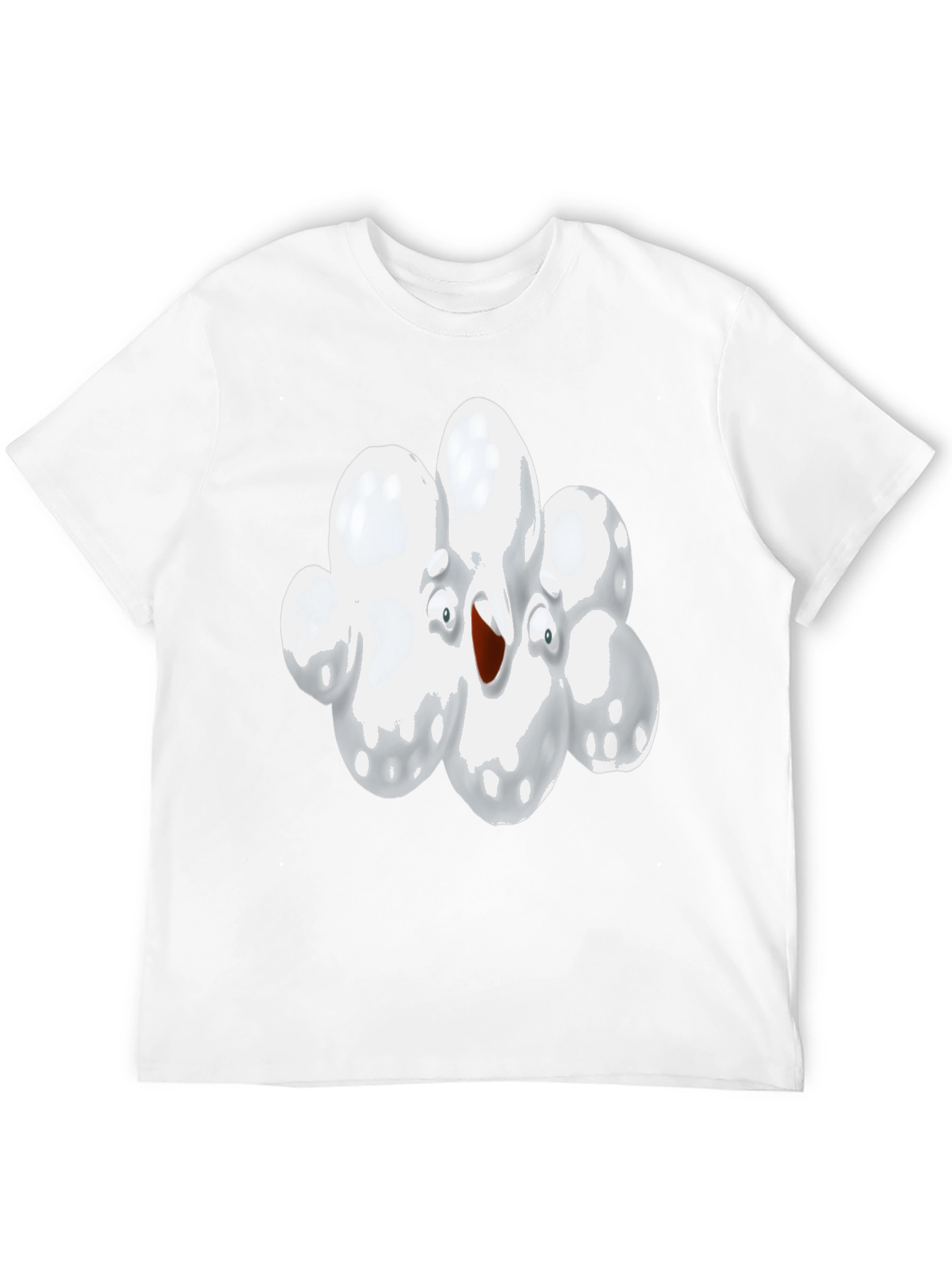 Cartoon Cloud Graphic T-Shirt