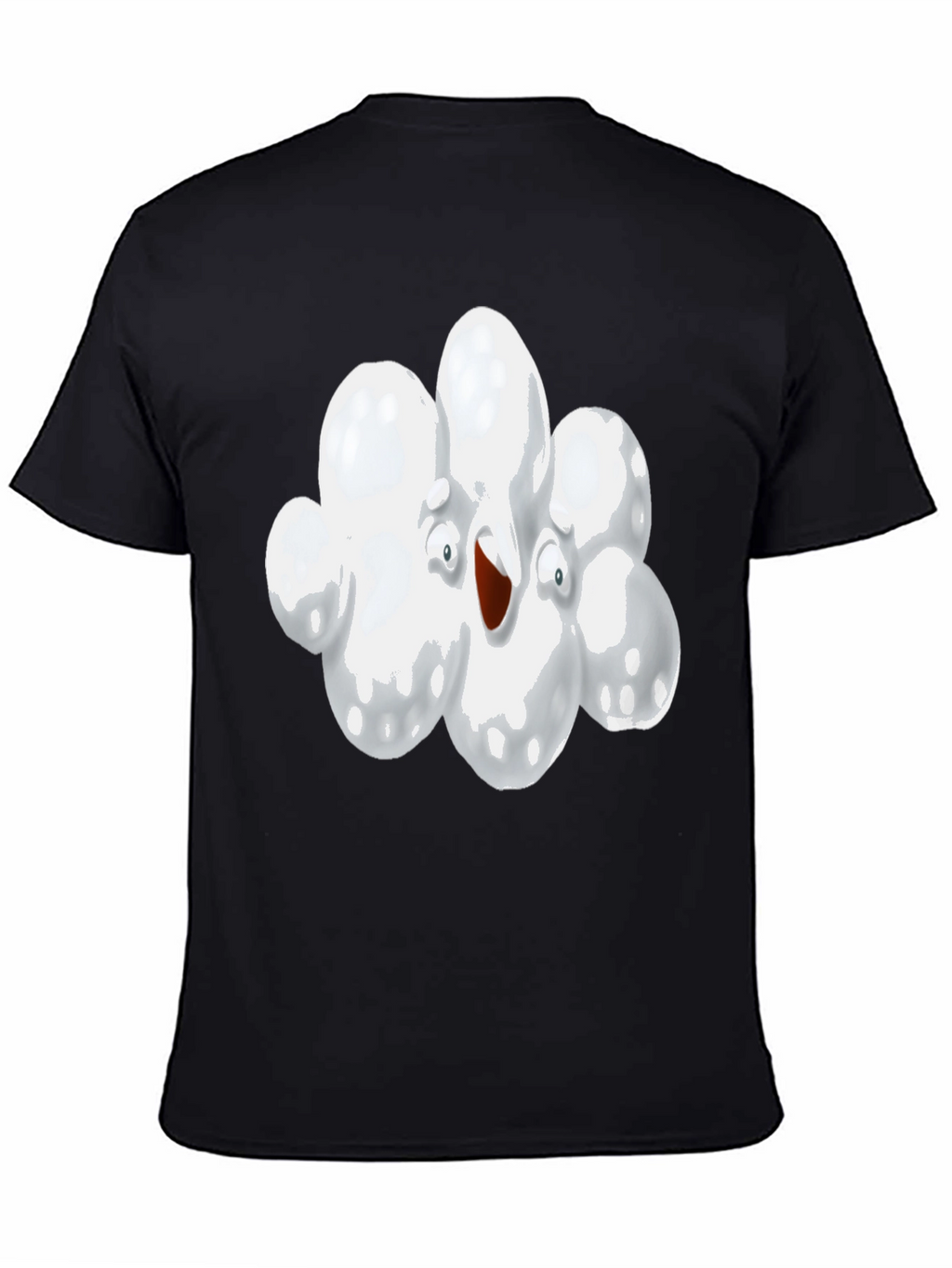 Cartoon Cloud Graphic T-Shirt