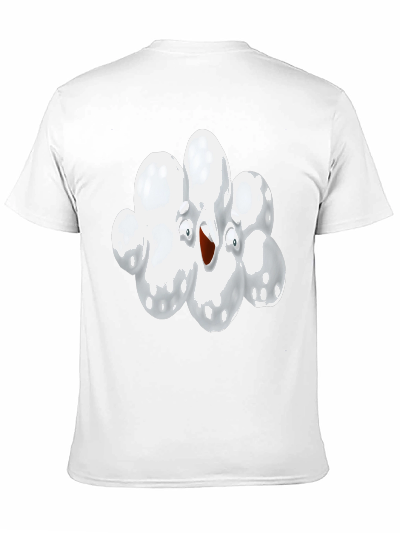 Cartoon Cloud Graphic T-Shirt